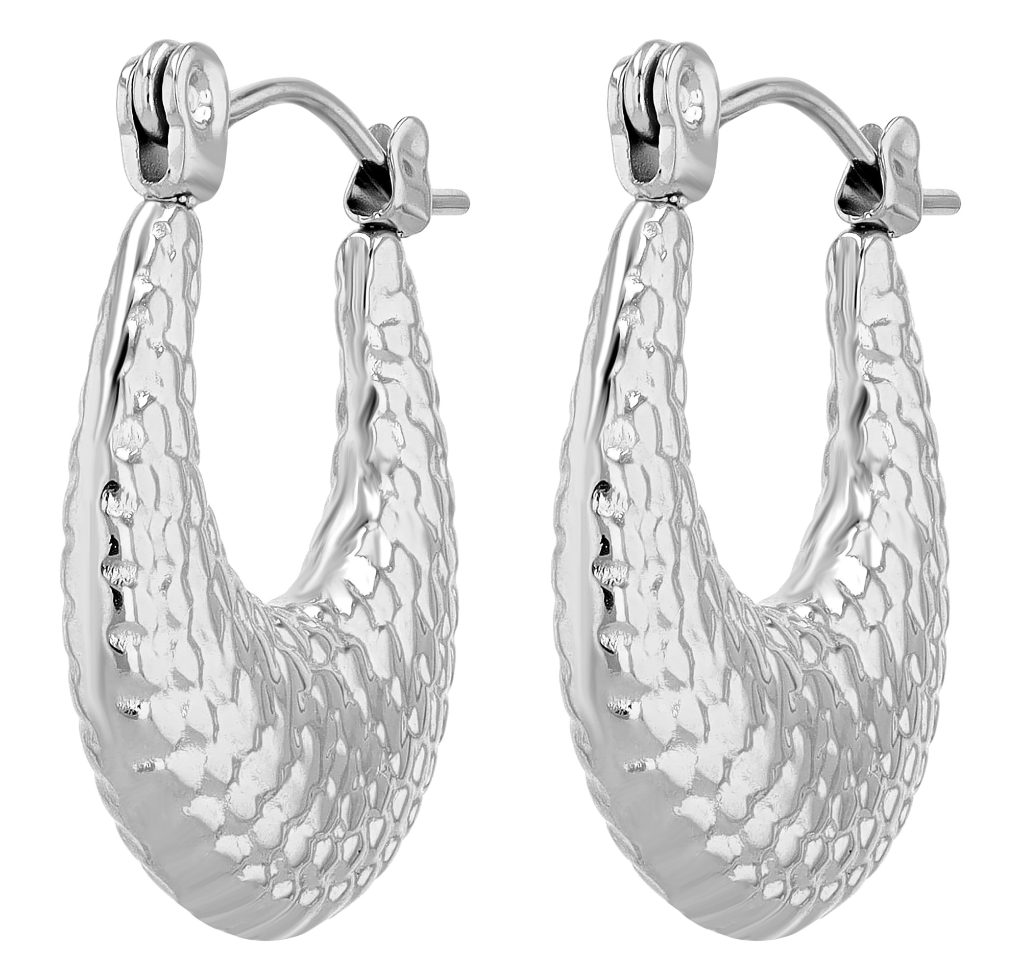 Adelia´s Paar Creolen »Damen Ohrringe – Creole aus Edelstahl« Geschenkidee: zeitlos und vielseitig