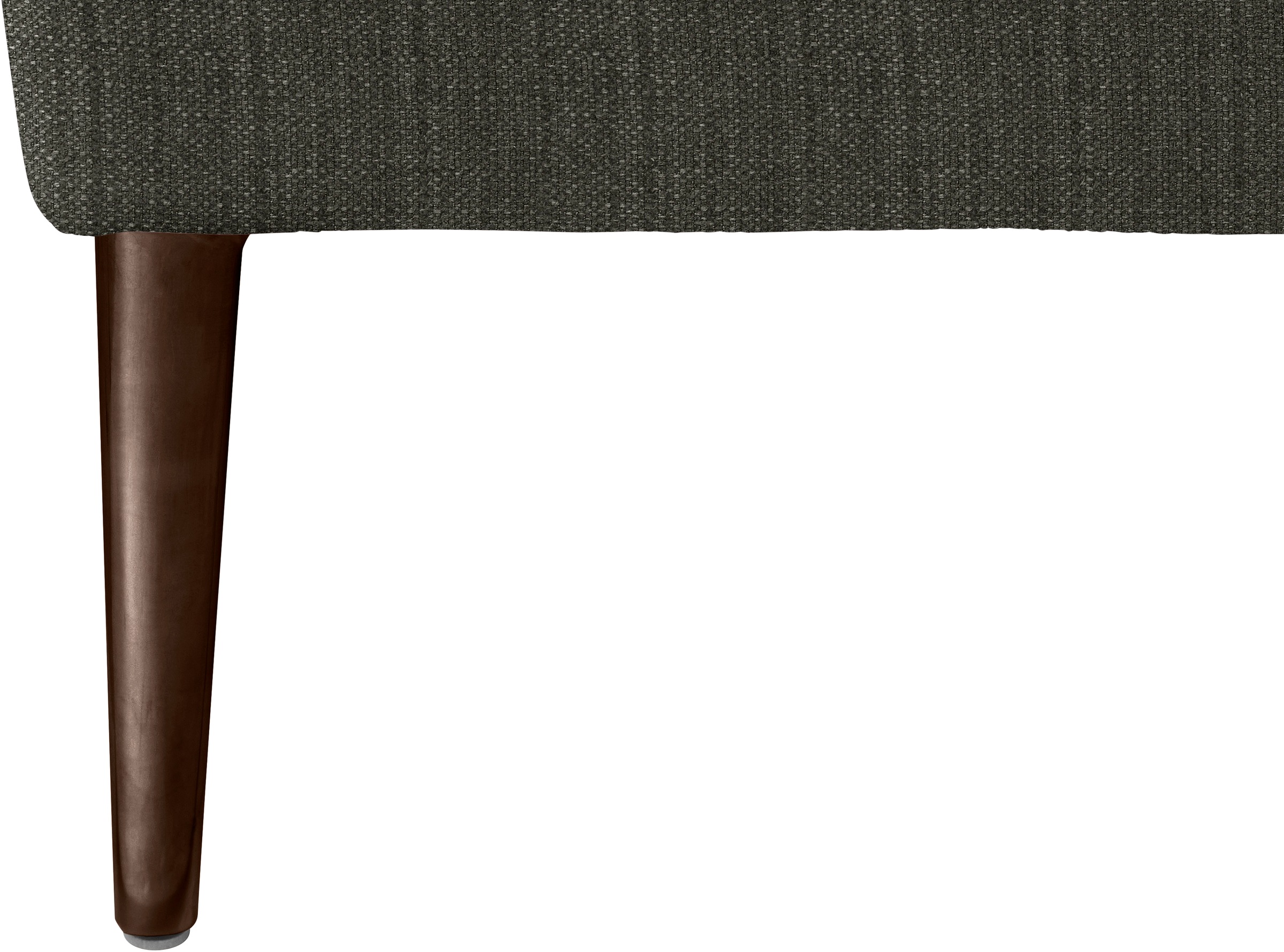 Ecksofa W.SCHILLIG "enjoy&MORE, Designsofa, bequem, elegant und zeitlos, L-Form", grün (hunter r66), B:340cm H:87cm T:185cm, Chenille-Flachgewebe R66 (85% Polyester, 15% Nylon);Longlife Xtra-Leder Z59: Glattleder mit modischer Prägung. Hautstärke 0, 9 - 1 3