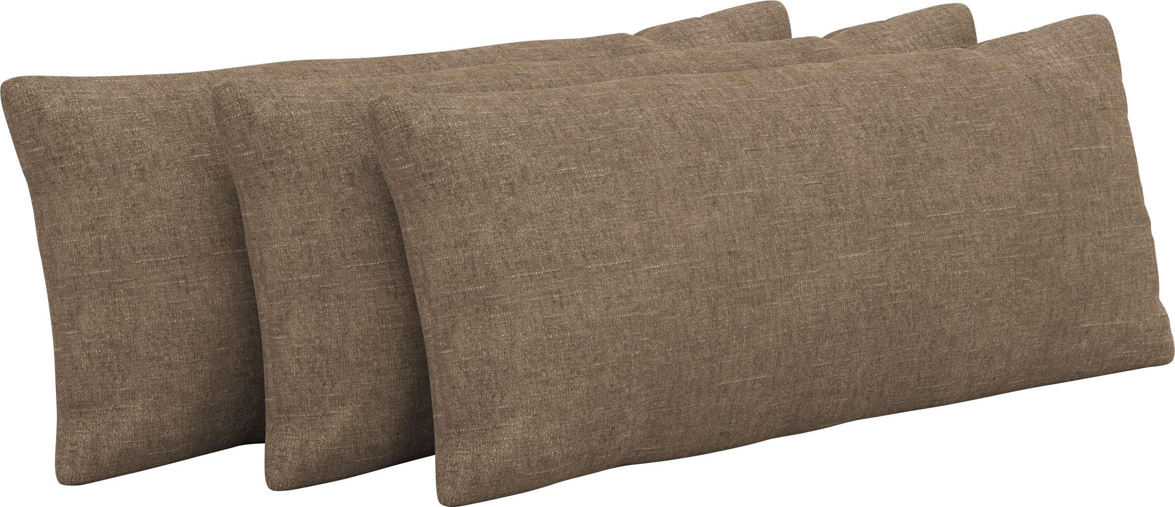 Auflagekissen SIT & MORE "Emely", braun (hellbraun), B:65cm H:25cm T:10cm, 100% Polyester, Polsterauflagen 2