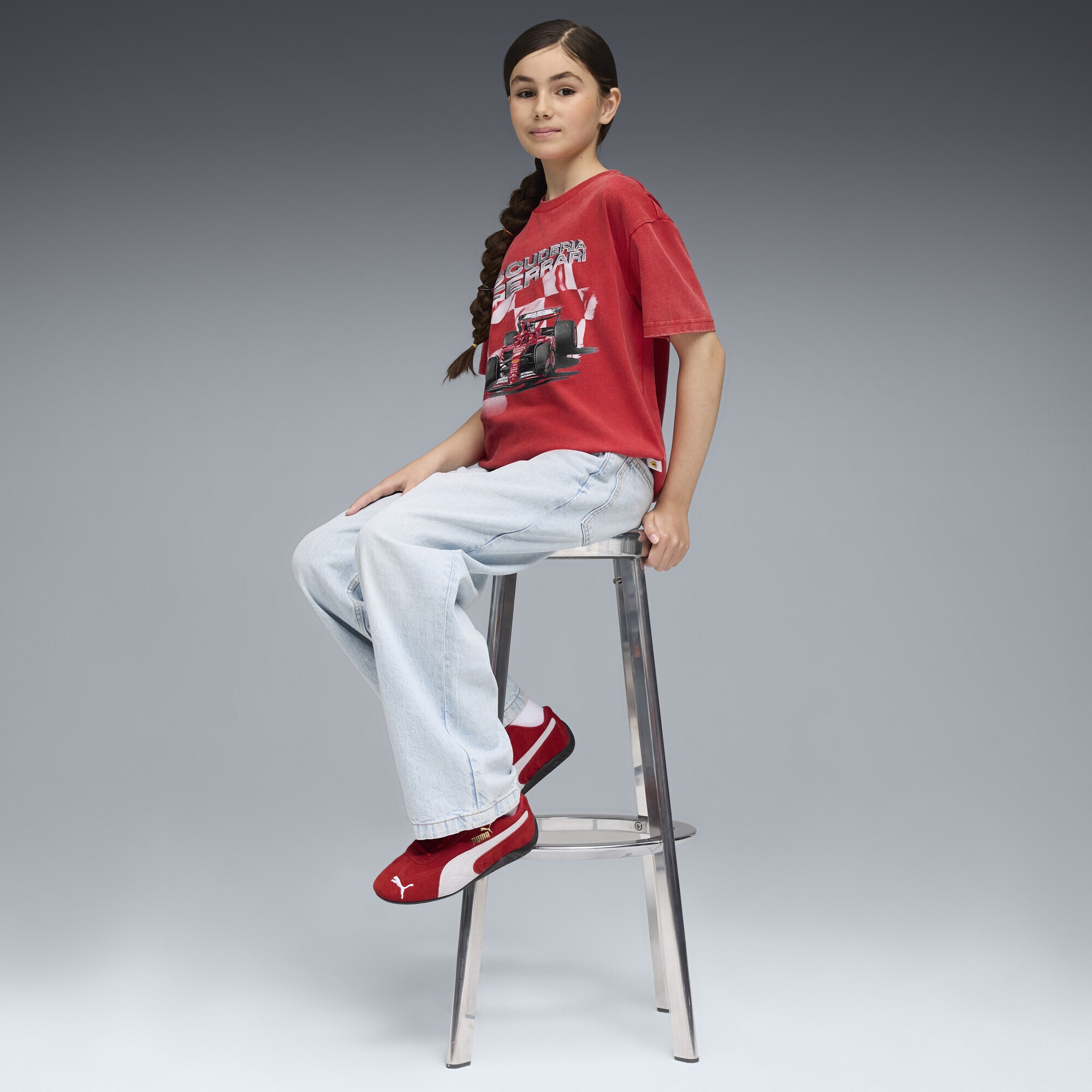 PUMA T-Shirt »Scuderia Ferrari Sportswear Car Graphic T-Shirt Jugendliche«