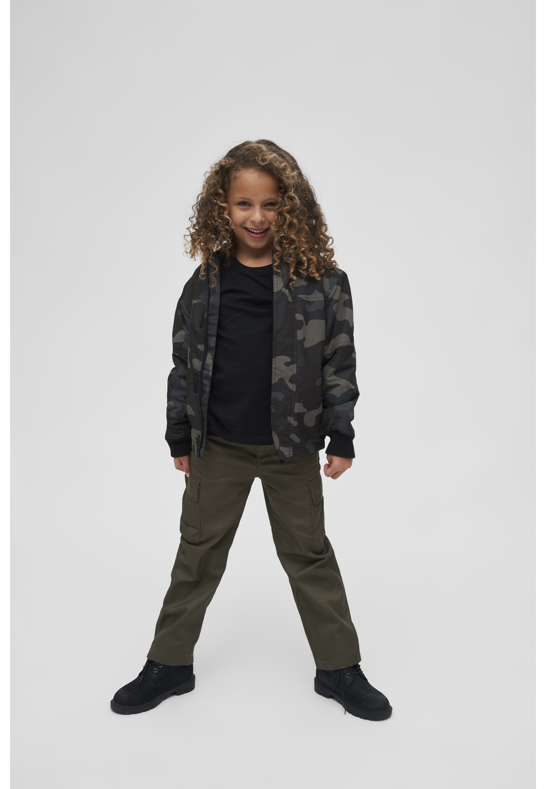 Brandit Allwetterjacke »Brandit Unisex Kids Windbreaker Frontzip« 1 Stk. tlg. mit Kapuze