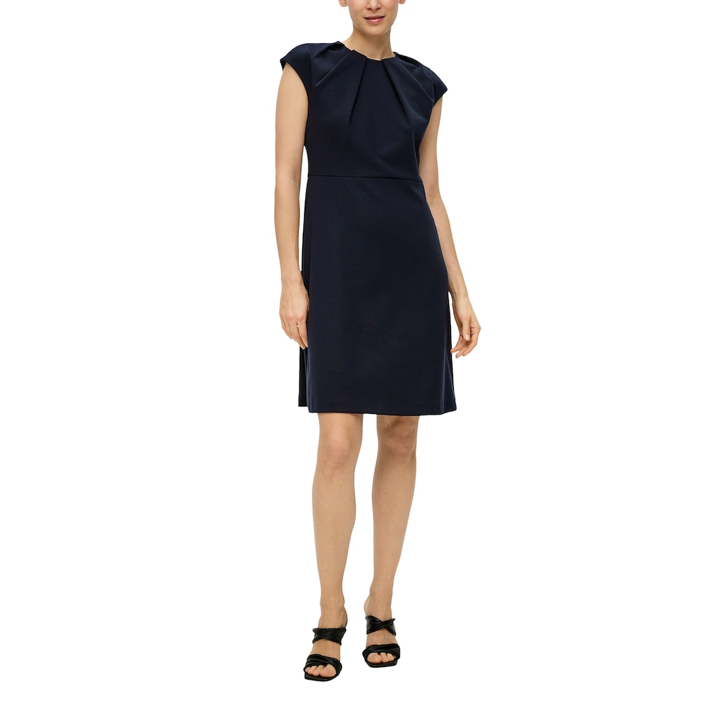 s.Oliver BLACK LABEL Midikleid, mit Stretch