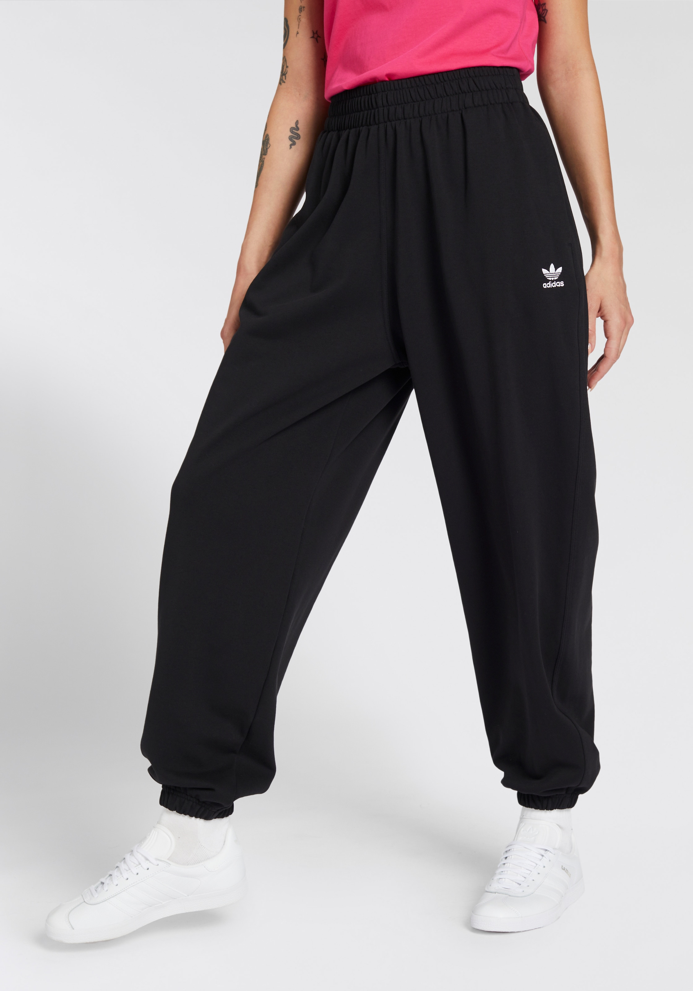 adidas Originals Sporthose "ESSENTIALS FLEECE BOYFRIEND" Boyfriend Style, b günstig online kaufen