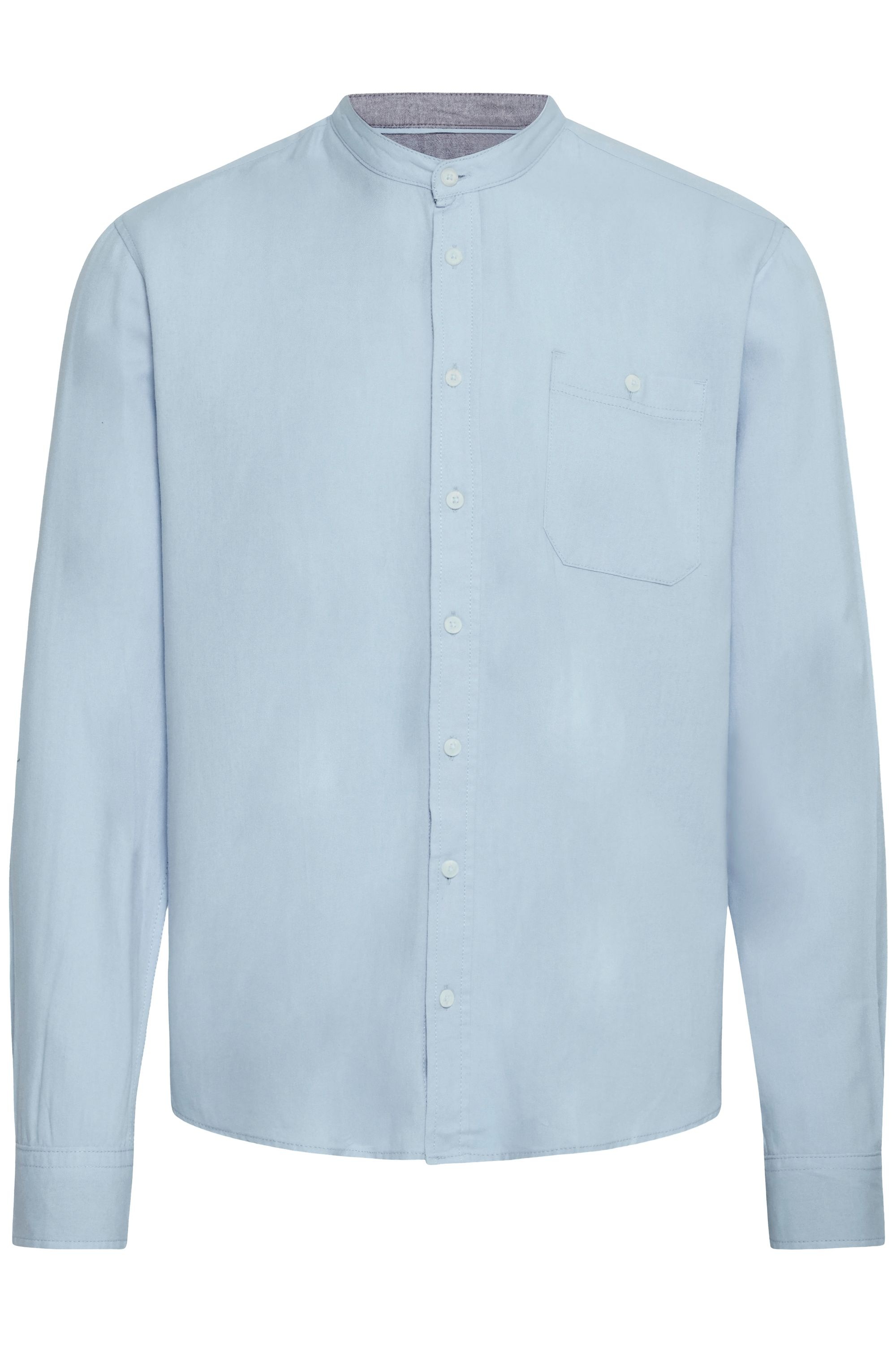 Blend Langarmhemd "BHBobby Shirt mandarin" Stilvolles Langarmhemd aus Leine günstig online kaufen