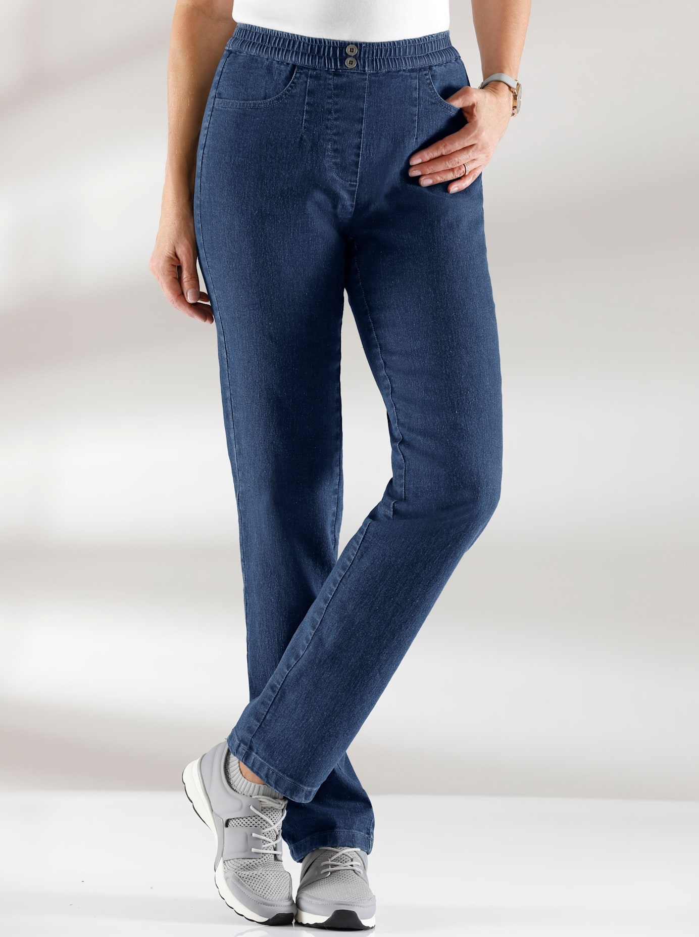 Classic Basics Dehnbund-Jeans 1 Stk. tlg. günstig online kaufen
