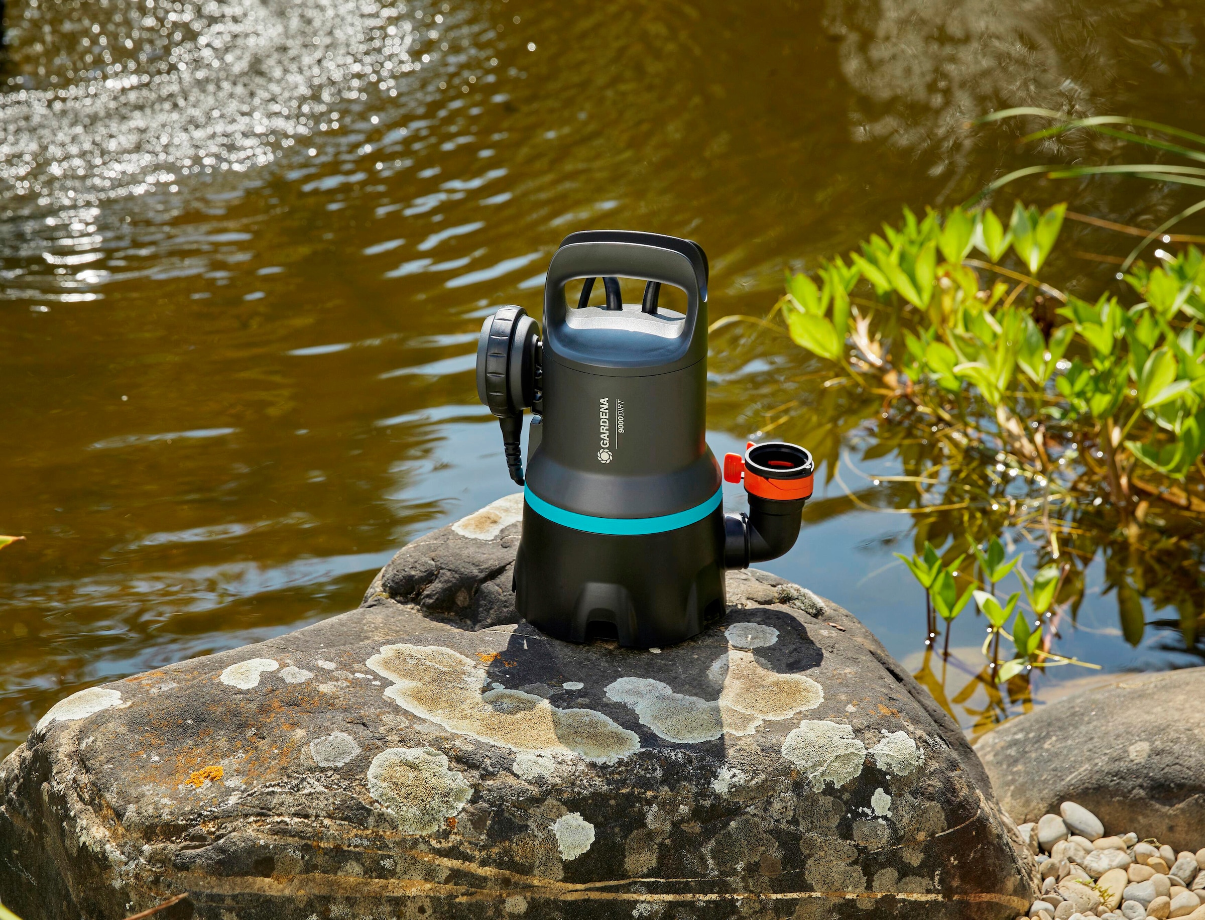 GARDENA Schmutzwasserpumpe »Tauchpumpe 9000, 9040-20«, 9000 l/h max. Fördermenge