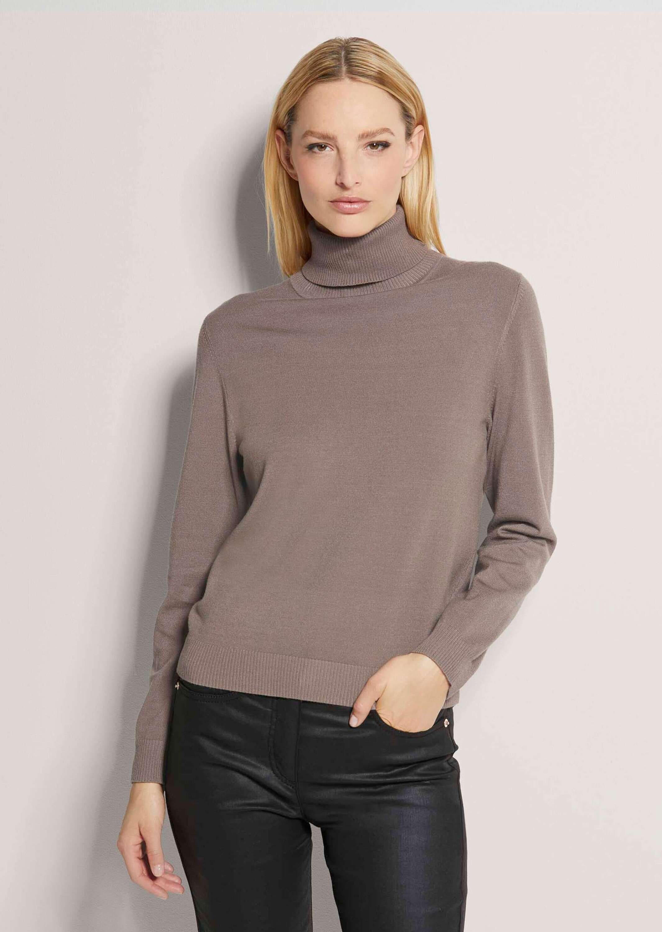 MADELEINE Longpullover »Strickpullover Schmaler Feinstrickpullover«