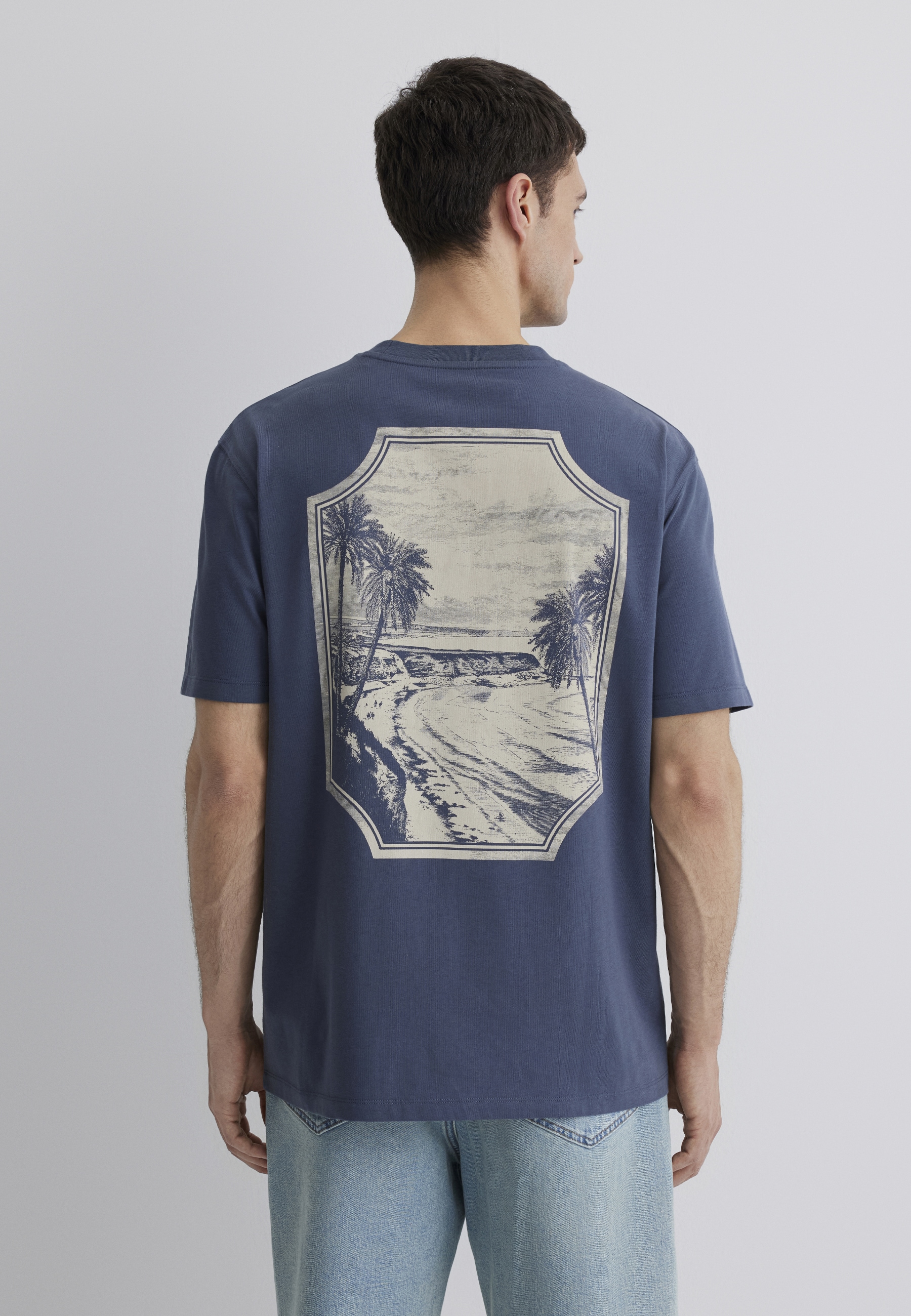 Mavi T-Shirt »PRINTED TEE«, Backprint Tee