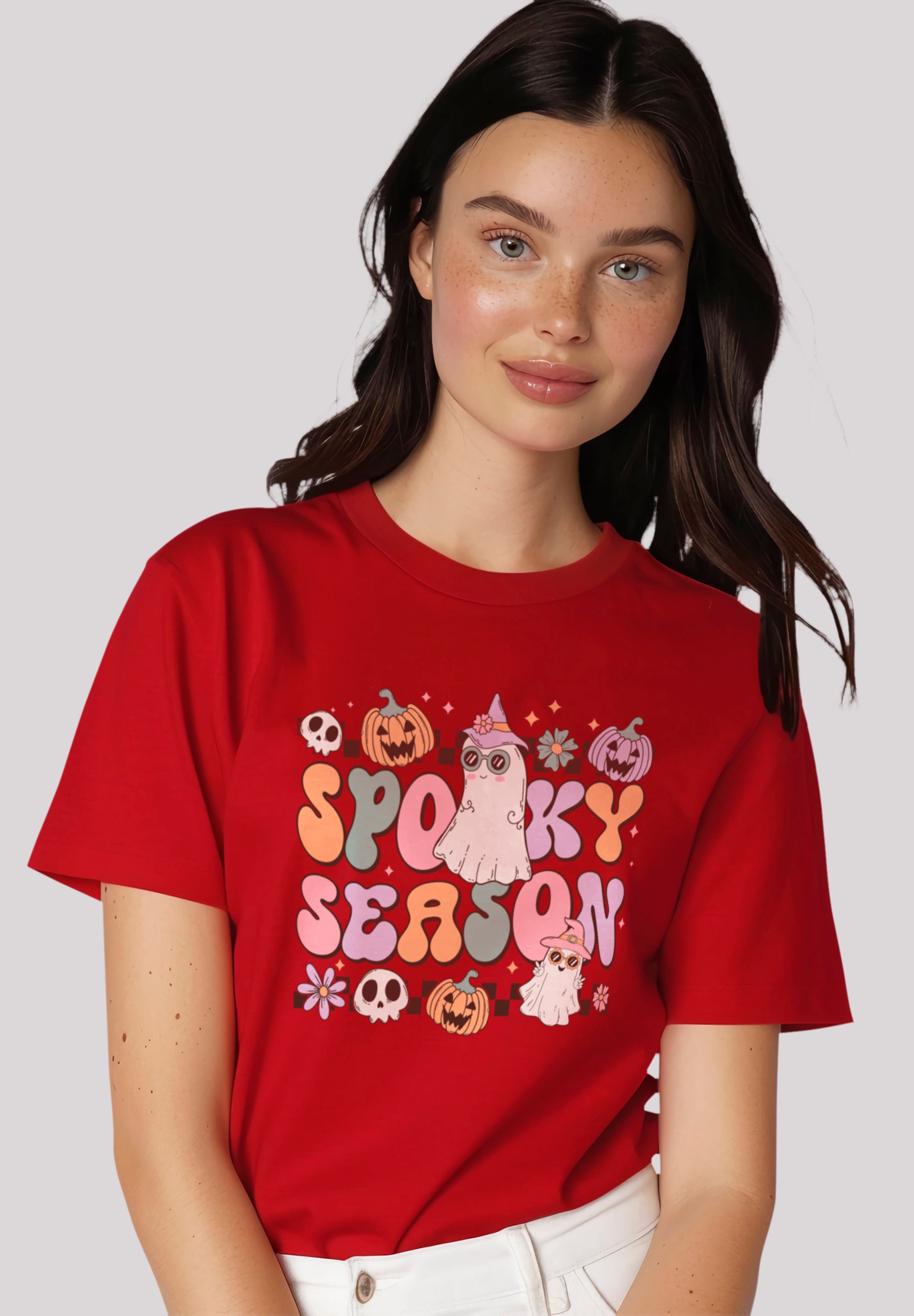 F4NT4STIC T-Shirt "Retro Halloween Spooky Season", Premium Qualität günstig online kaufen