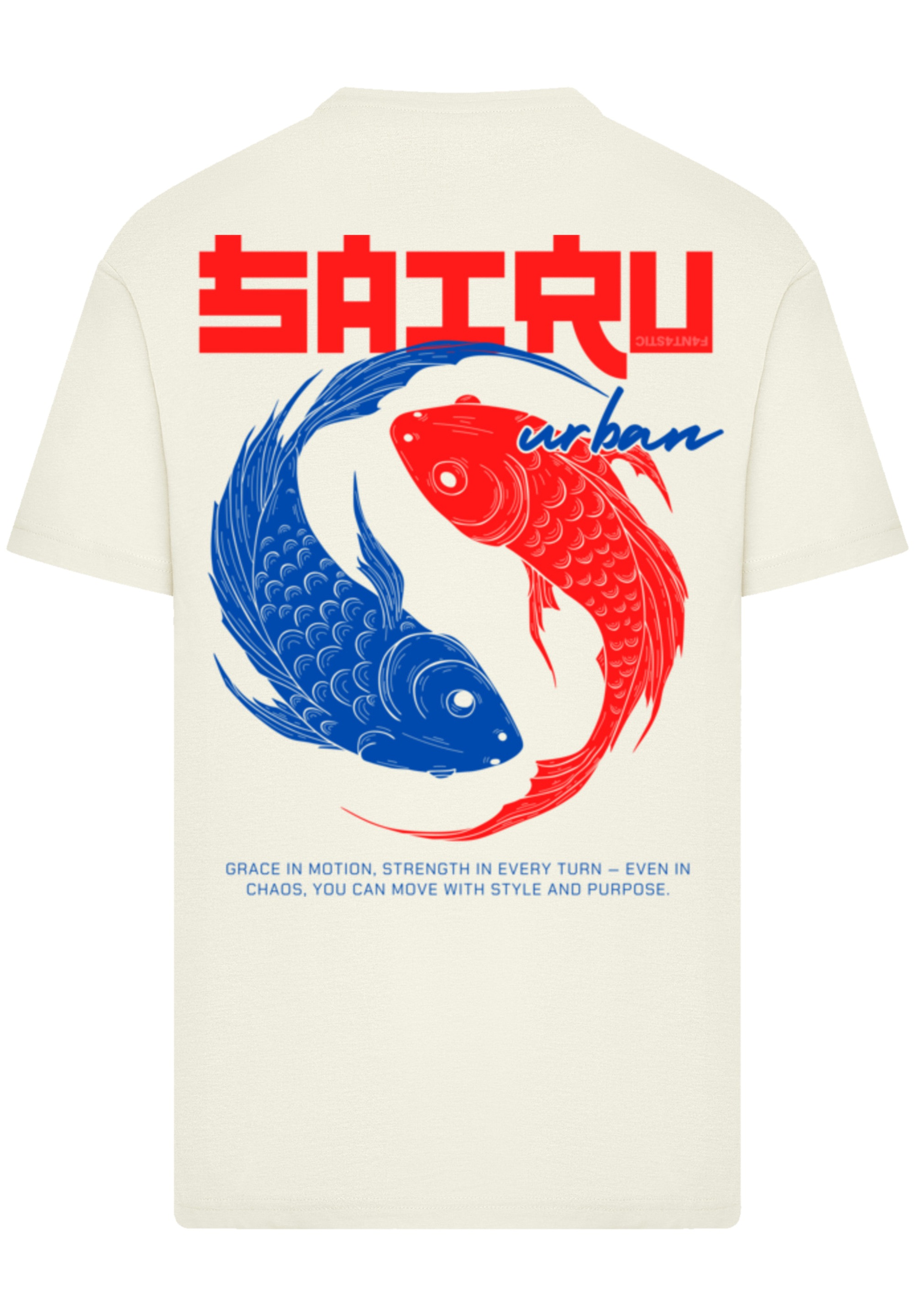 F4NT4STIC T-Shirt »Koi Fish Japan Streetstyle« Japan Streetwear Styles