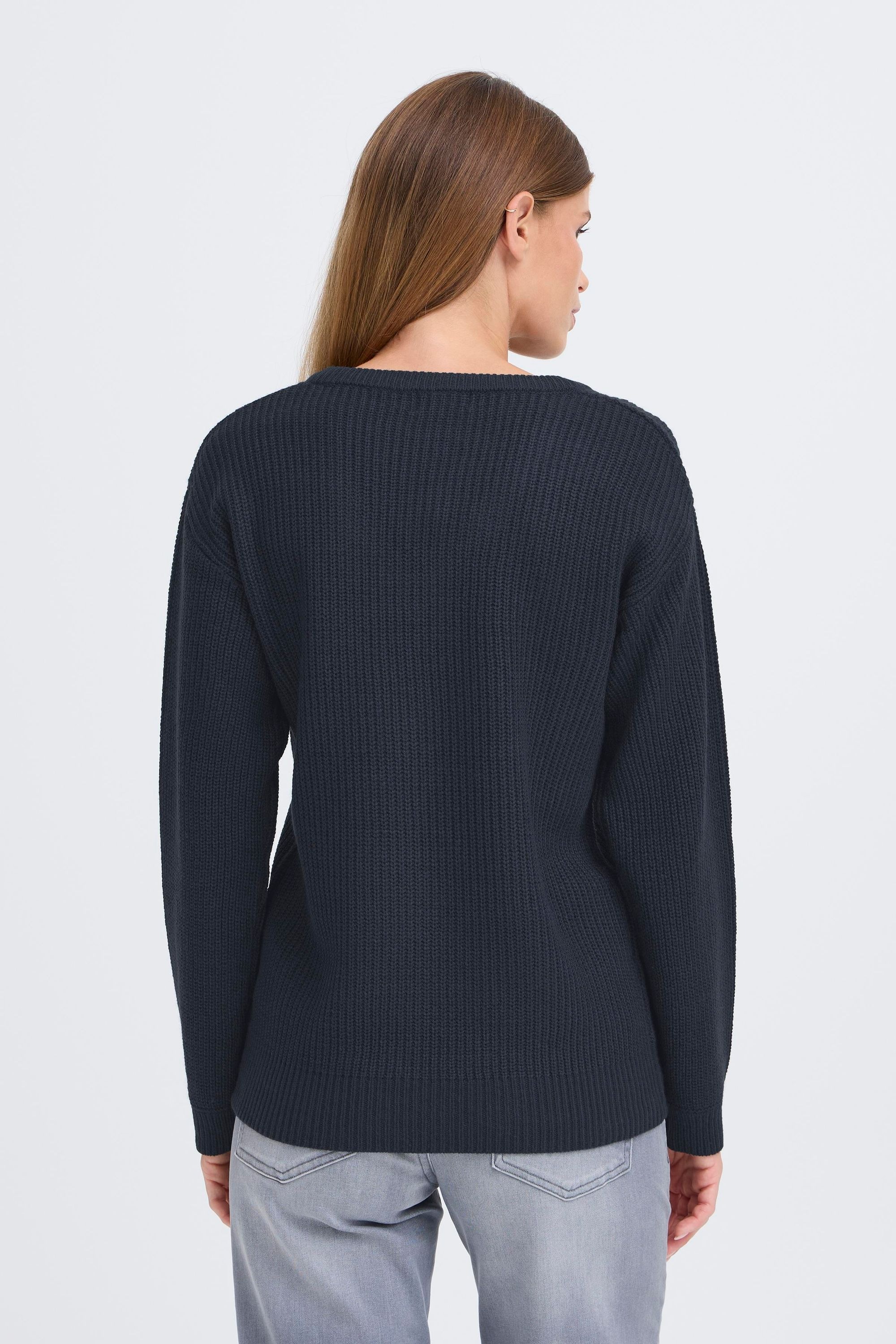 OXMO Strickfleece-Pullover »Strickpullover OXISANDIE LS«