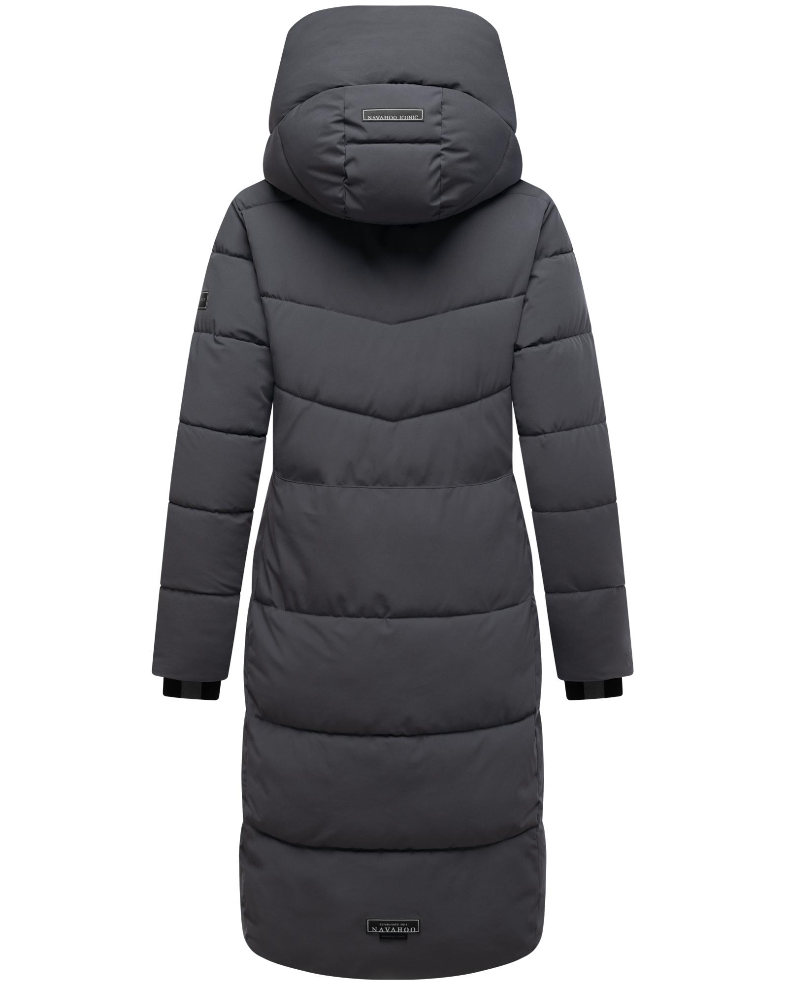 Navahoo Steppmantel »Schokokuss XIV«, Warmer Damen gesteppter Wintermantel mit Kapuze