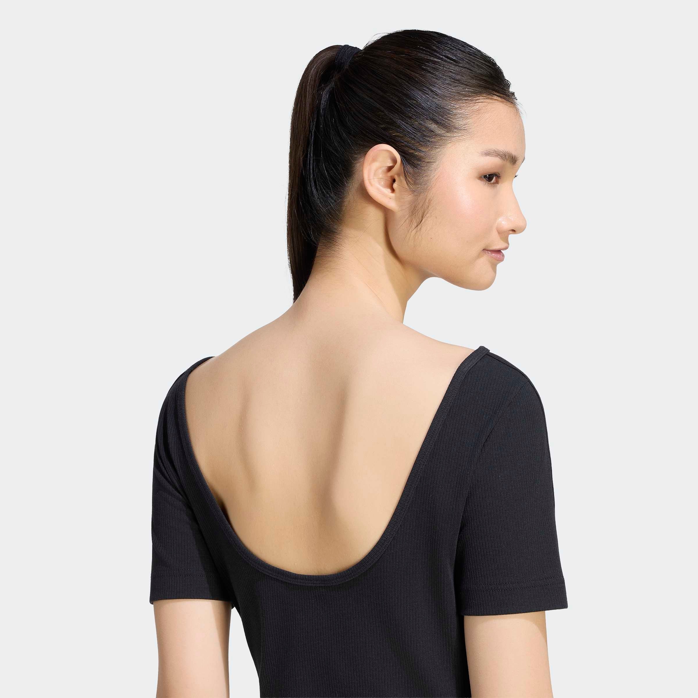 adidas Sportswear Shirtkleid »W AK SL RIB DRE« für Erwachsene geeignet, ohne Verschluss, aus Baumwolle