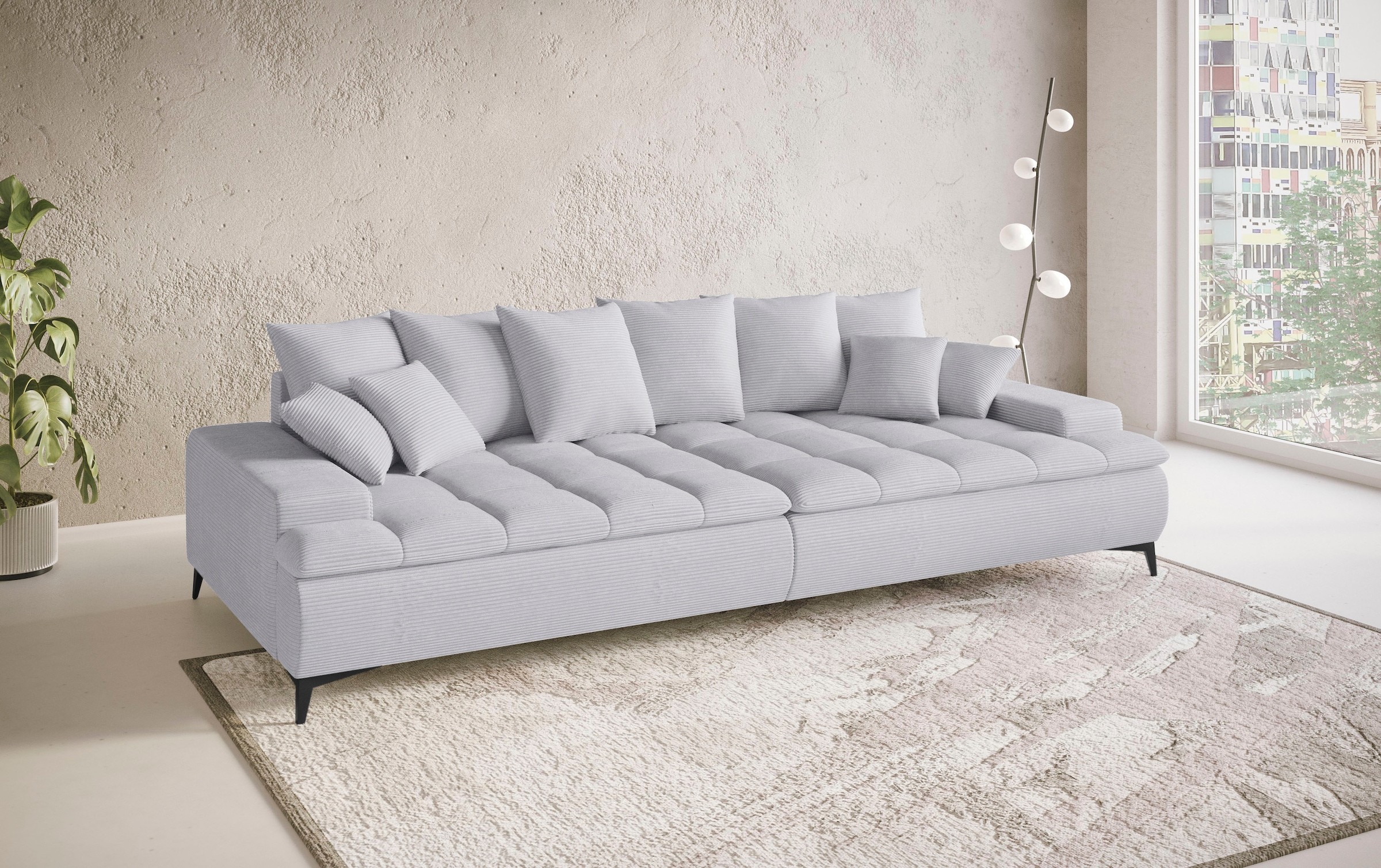 Mr. Couch Big-Sofa »Haiti III«, Mit Kaltschaum, bis 140 kg belastbar