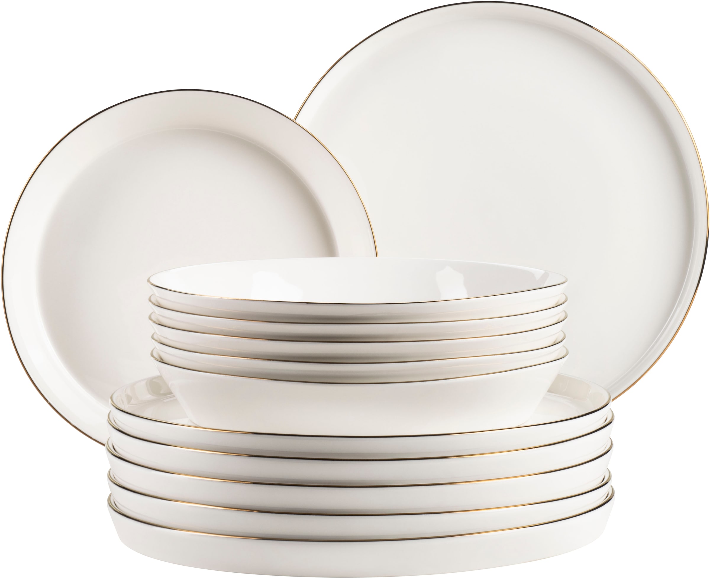 MÄSER Tafelservice "SITA, aus Porzellan" Teller Set, Geschirr-Set, Service günstig online kaufen