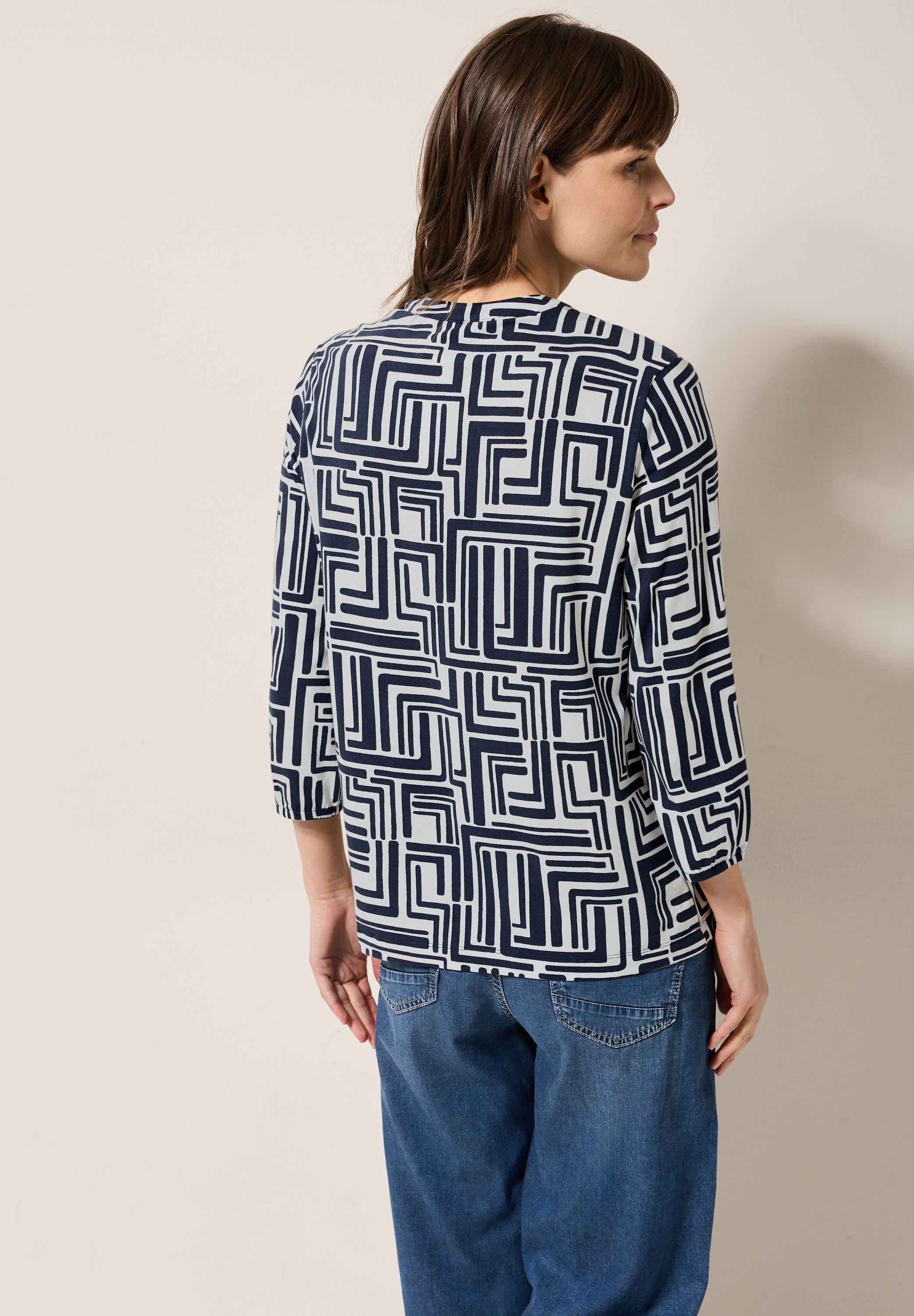 Thumbnail - Cecil Blusenshirt, mit All-Over Print