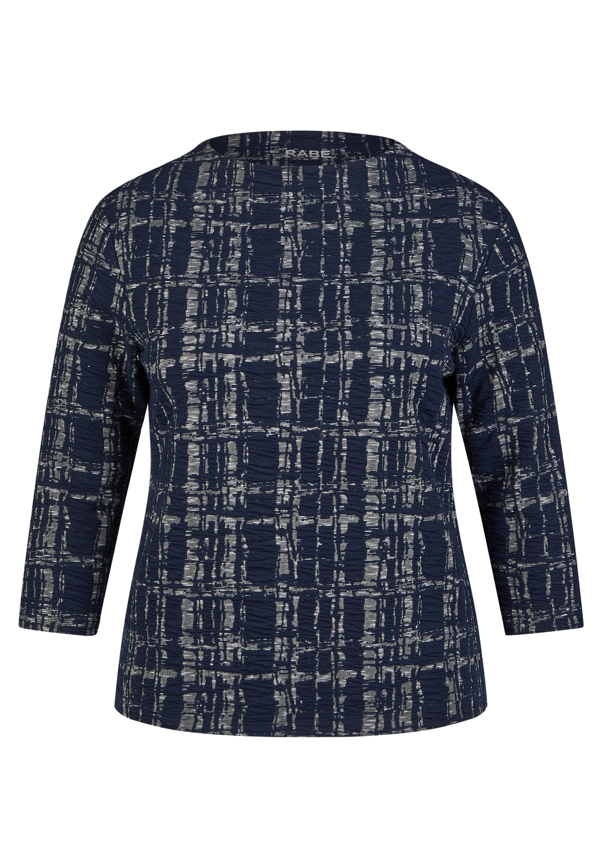 Rabe 3/4-Arm-Shirt, mit grafischem Muster