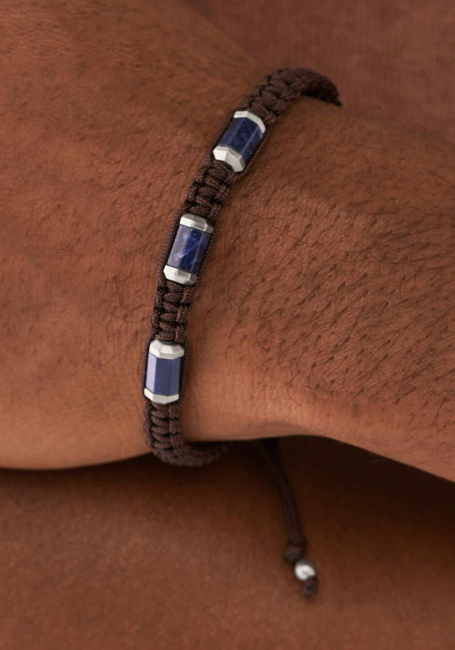 Fossil Armband »JEWELRY, JF04470040, JF04471710«, mit Sodalith oder Tigerauge