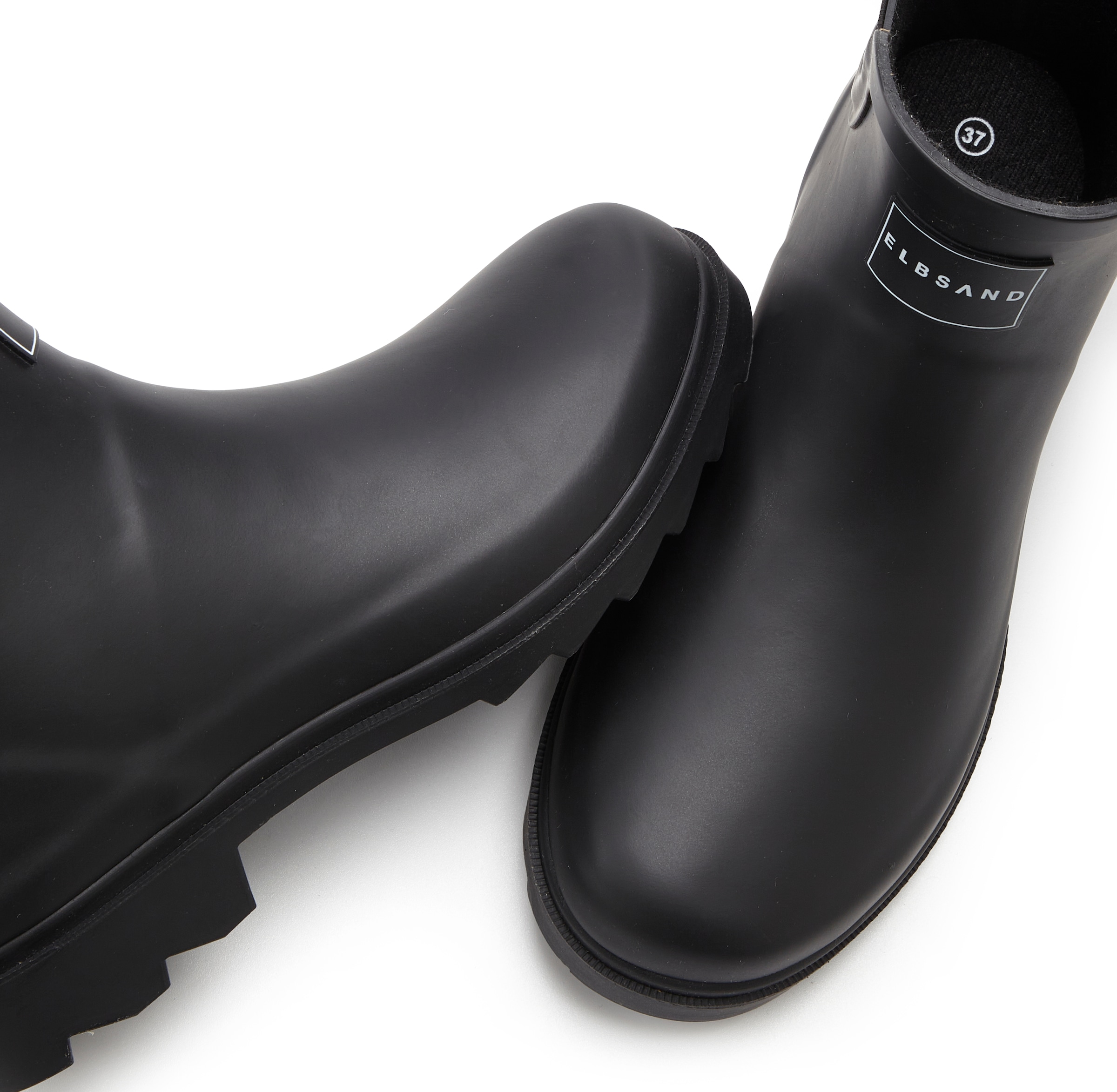 Elbsand Gummistiefelette »Boots«, aus wasserdichtem Material, Gummistiefel, Schlupfstiefel VEGAN