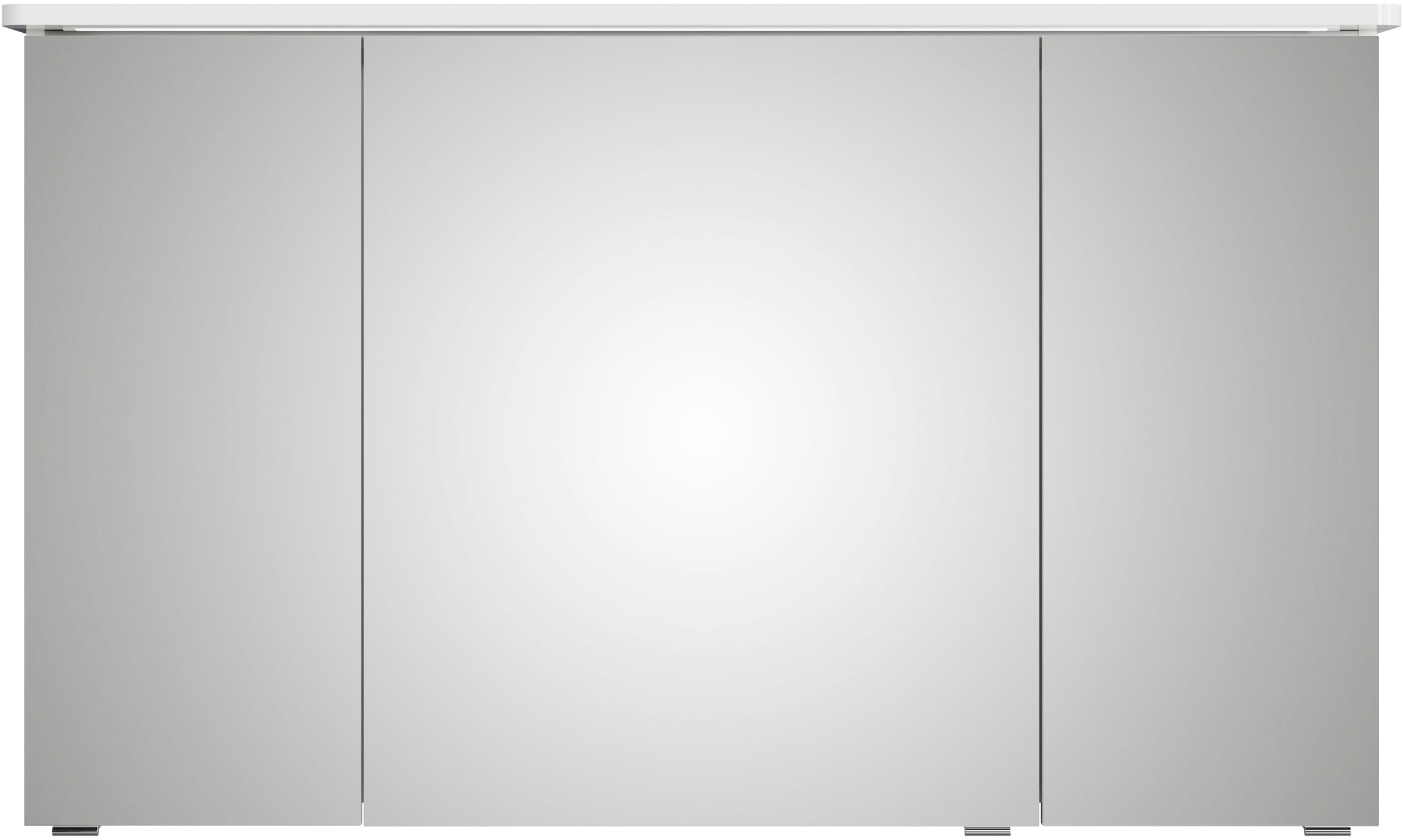 Saphir Badmöbel-Set »Serie 4005, vormontiert, Glaswaschbecken, Spiegelschrank«, (Set, 5 St.), Badezimmer Set 92 cm breit, inkl. Türdämpfer, 3 Türen, 2 Schubladen