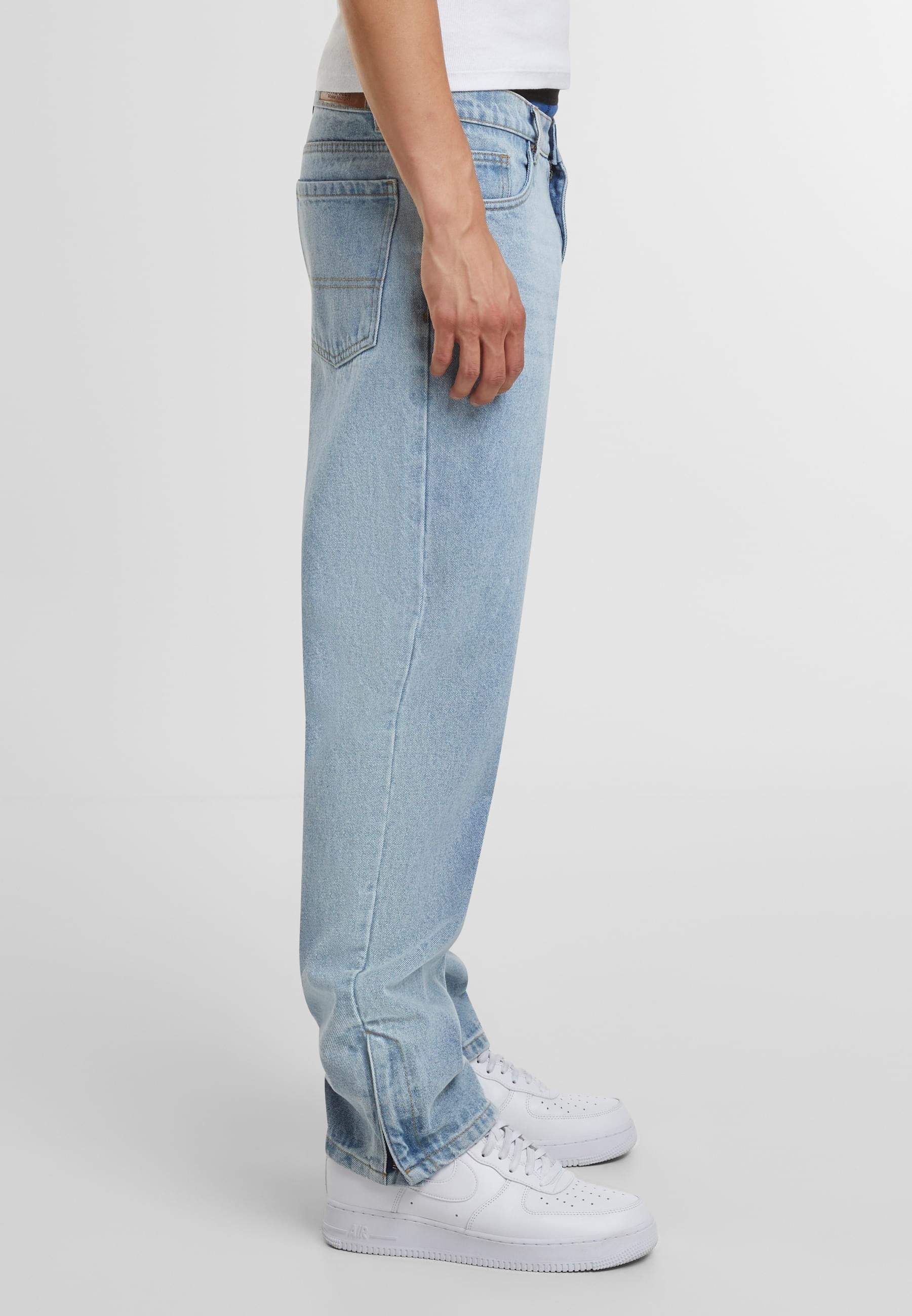 URBAN CLASSICS Bequeme Jeans »Urban Classics Herren Heavy Ounce Straight Fit Zipped Jeans«
