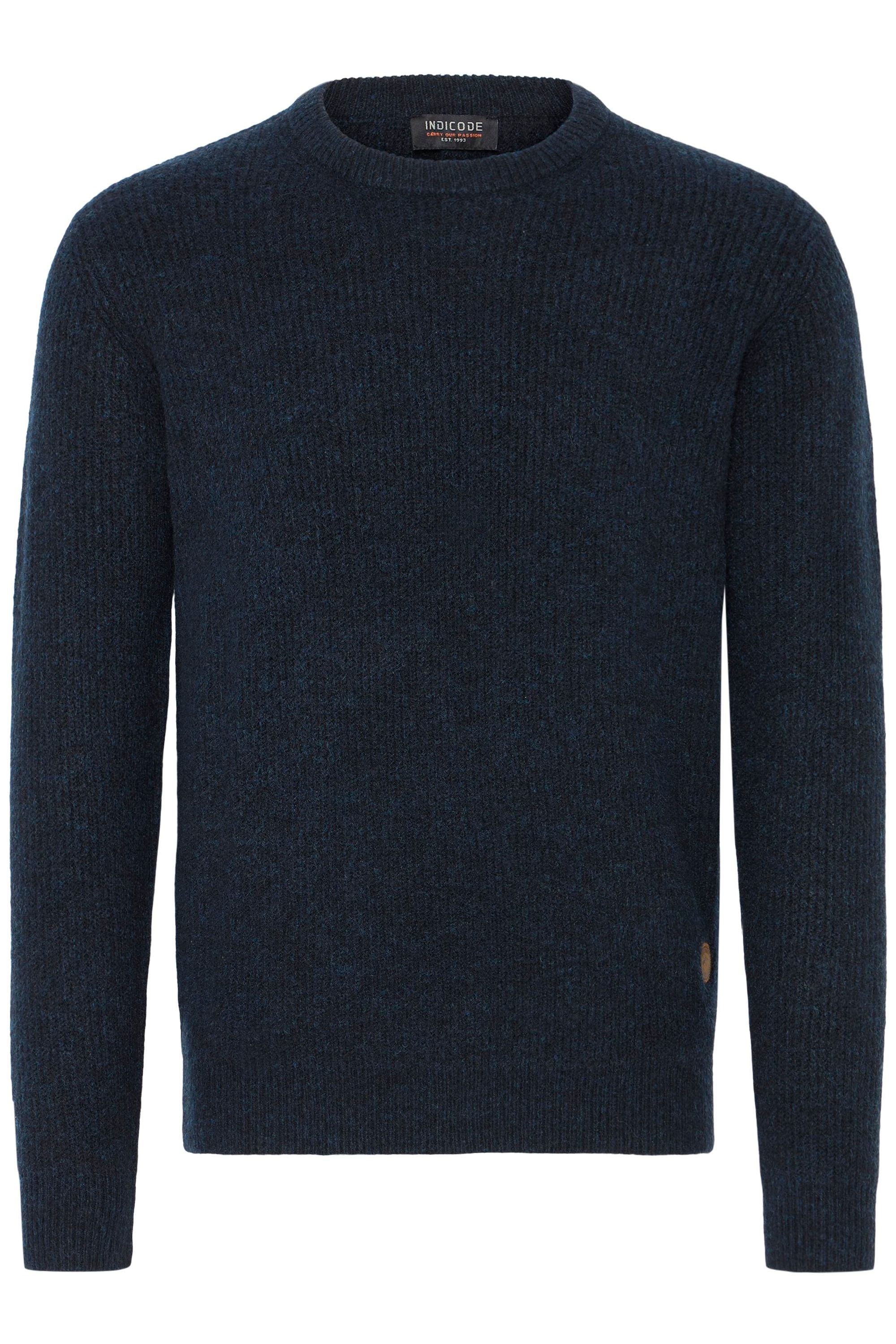 Indicode Strickfleece-Pullover "Strickpullover IDBratram"