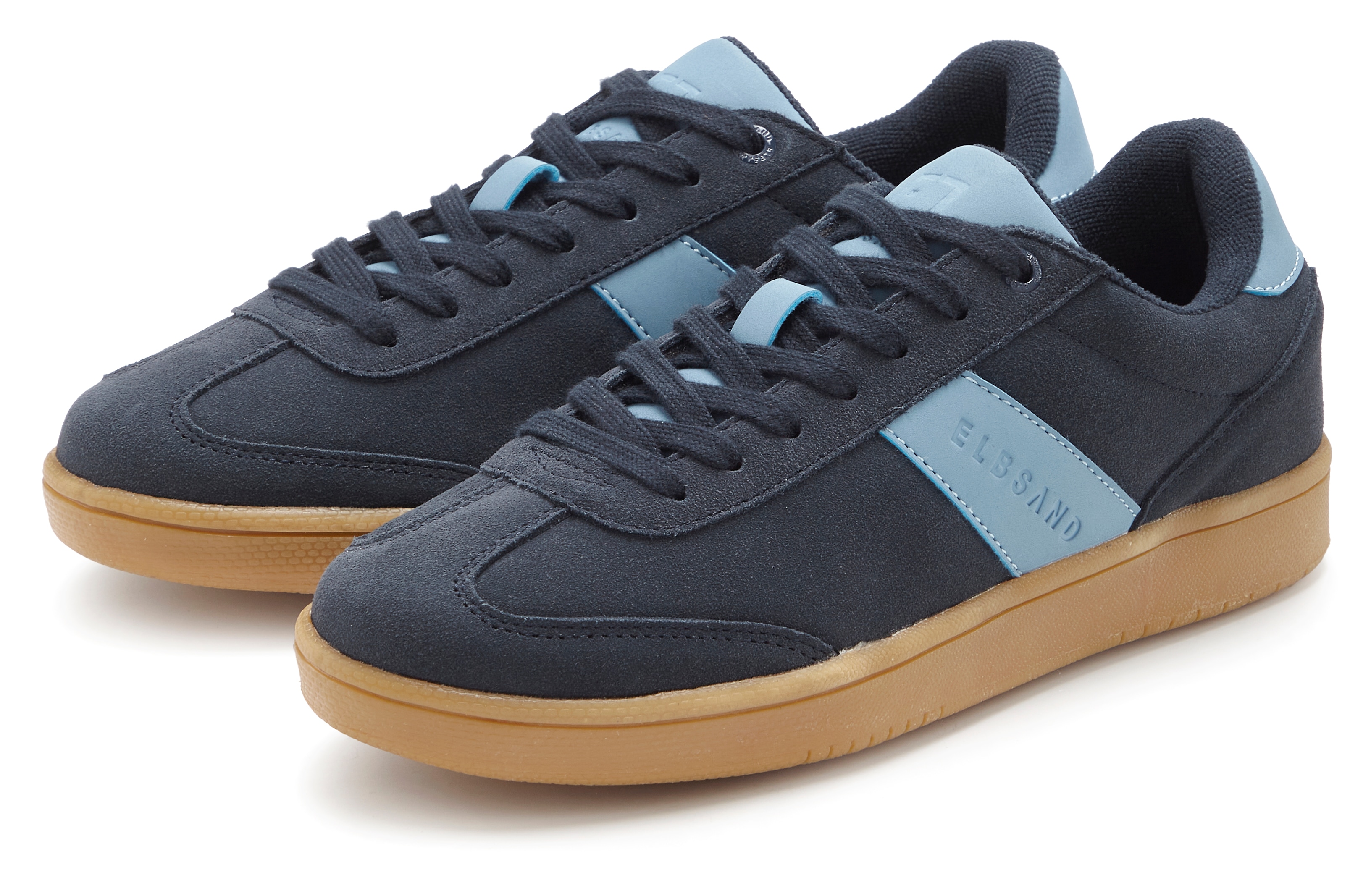 Elbsand Sneaker "Freizeitschuh, Retro Sneaker, Lederschuh, Halbschuh, Ledersneaker" NEU Schnürhalbschuh. Turnschuh aus Leder im Retro-Look, Unisex