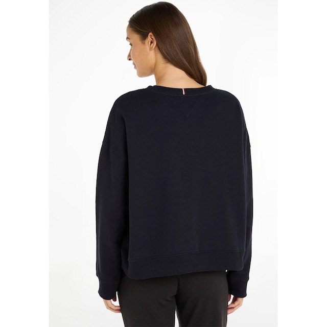 Tommy Hilfiger Curve Sweatshirt »CRV 1985 REG P/TERRY C-NK SWTSHR«, PLUS  SIZE CURVE,aus reiner Bio-Baumwolle für bestellen | BAUR