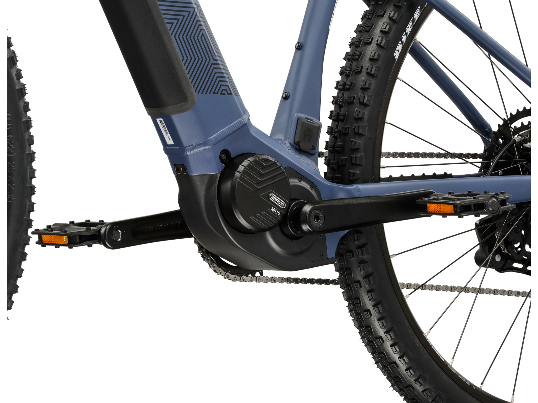 Kross »Influx Hybrid 1.0 20Ah/720Wh 29 Zoll blau 9 Gänge 2026« 9 Gang Shimano CUES U4000 Schaltwerk Kettenschaltung Mittelmotor 250 W
