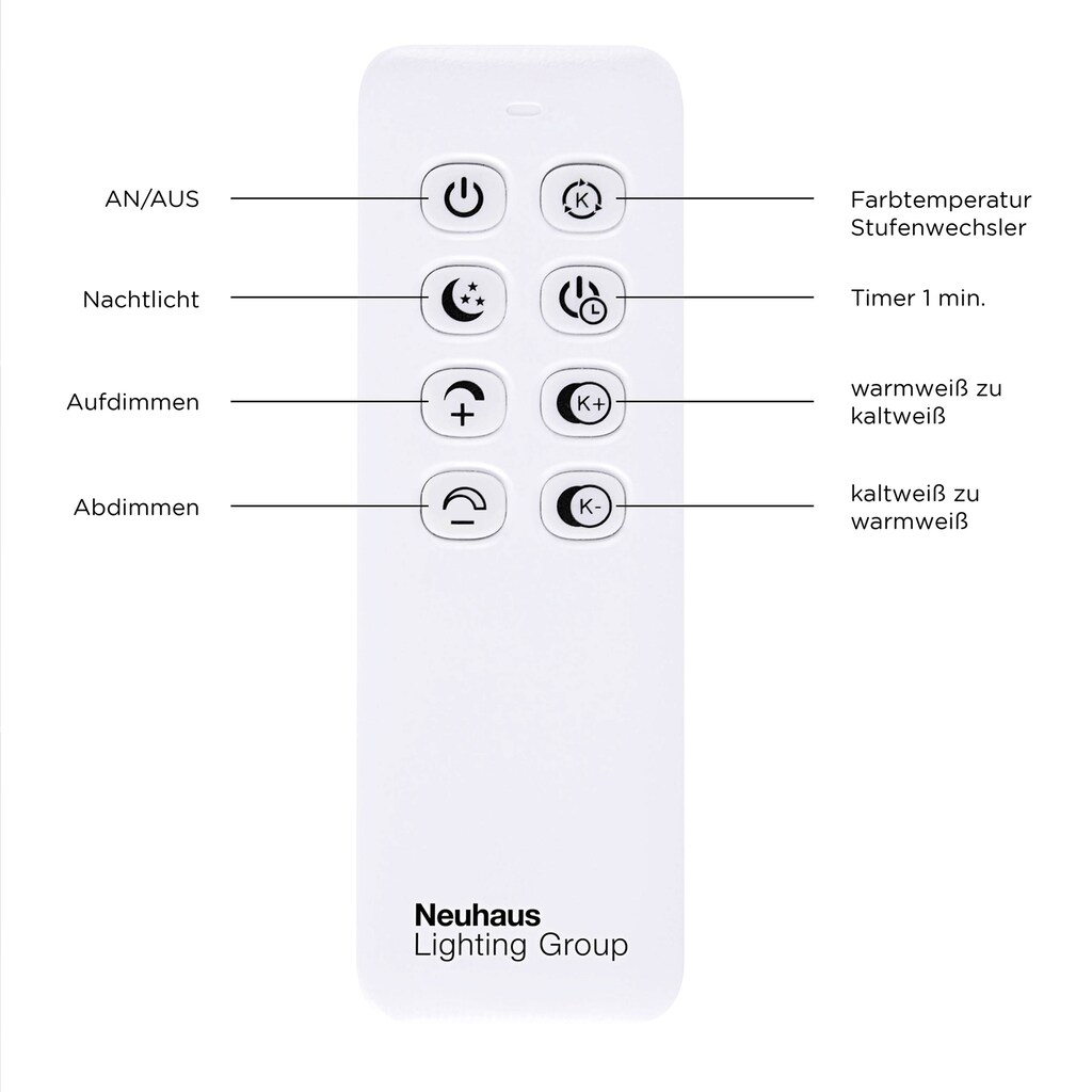 Paul Neuhaus LED Deckenleuchte »ALESSA«, 2 flammig-flammig