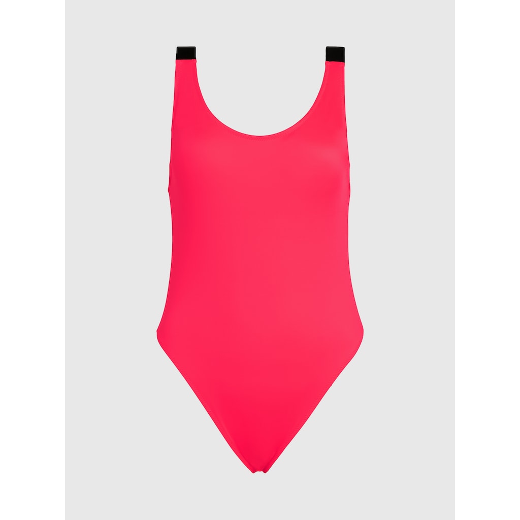 Calvin Klein Swimwear Badeanzug »SCOOP BACK ONE PIECE«, mit großem Logo