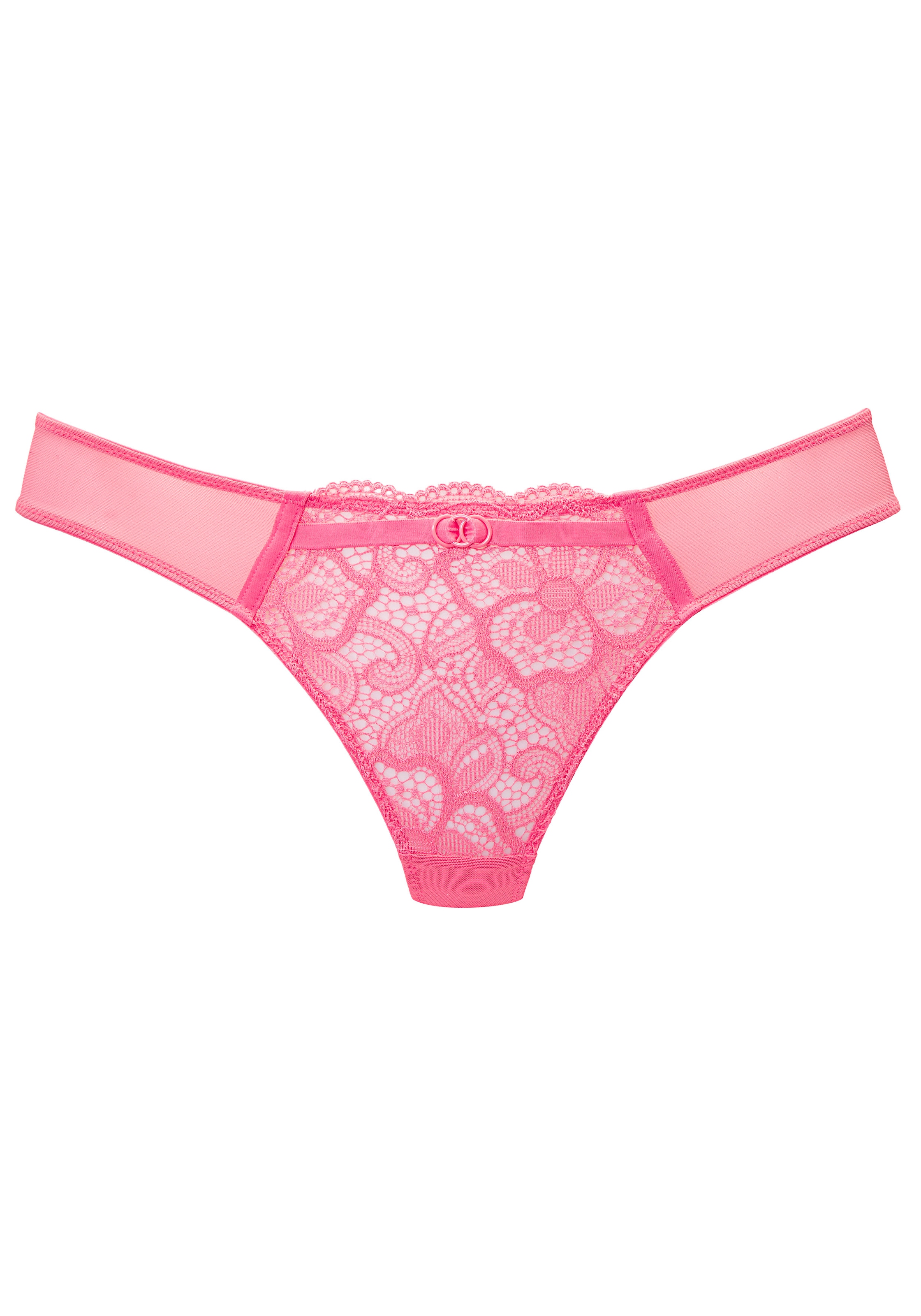 LASCANA String »Nikoletta« aus floraler Spitze und feinem Mesh in transparenter Optik