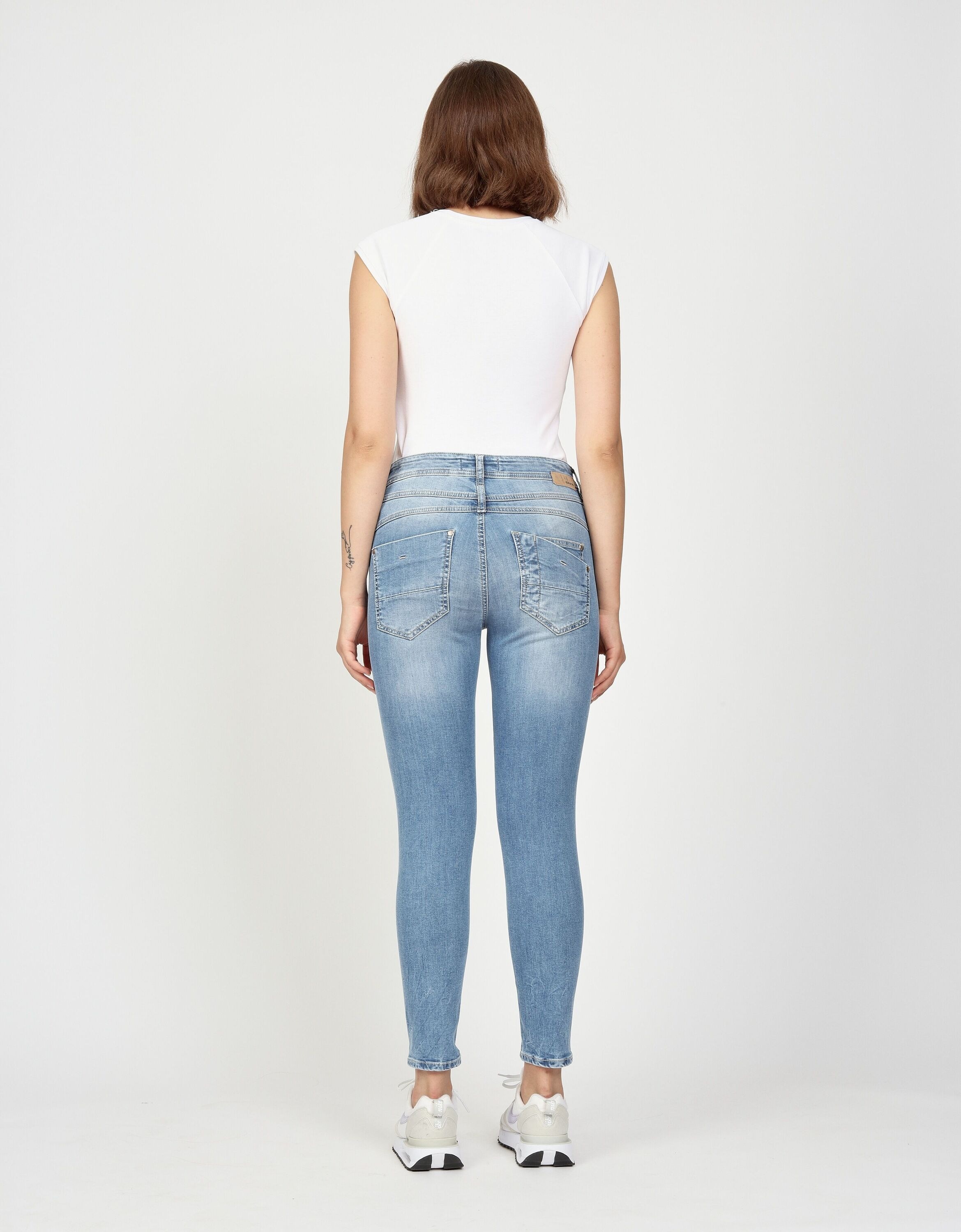 GANG Relax-fit-Jeans »94AMELIE CROPPED« im 5-Pocket-Style