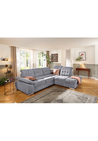 Home affaire Ecksofa »Lotus« su Sitztiefenverstellu...