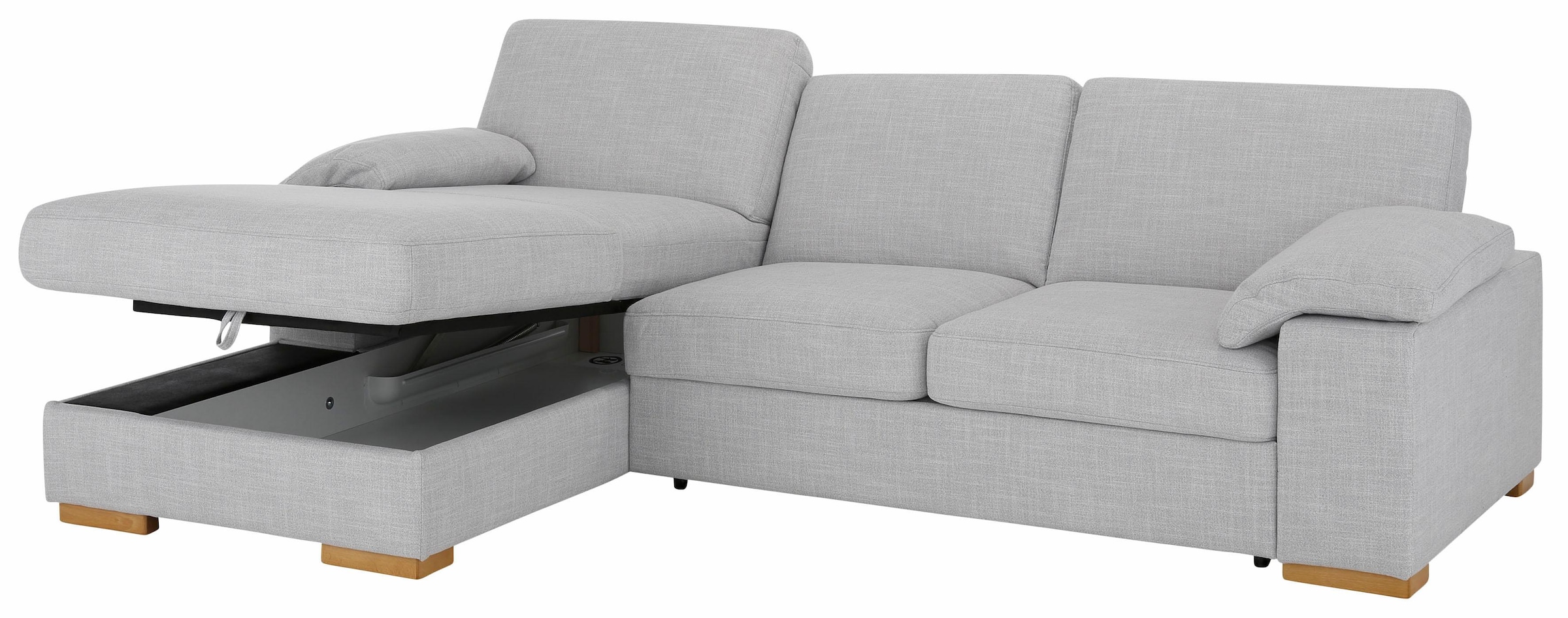Home affaire Ecksofa »Ventura L-Form«, wahlweise mit Bettfunktion und Bettfunktion/Bettkasten