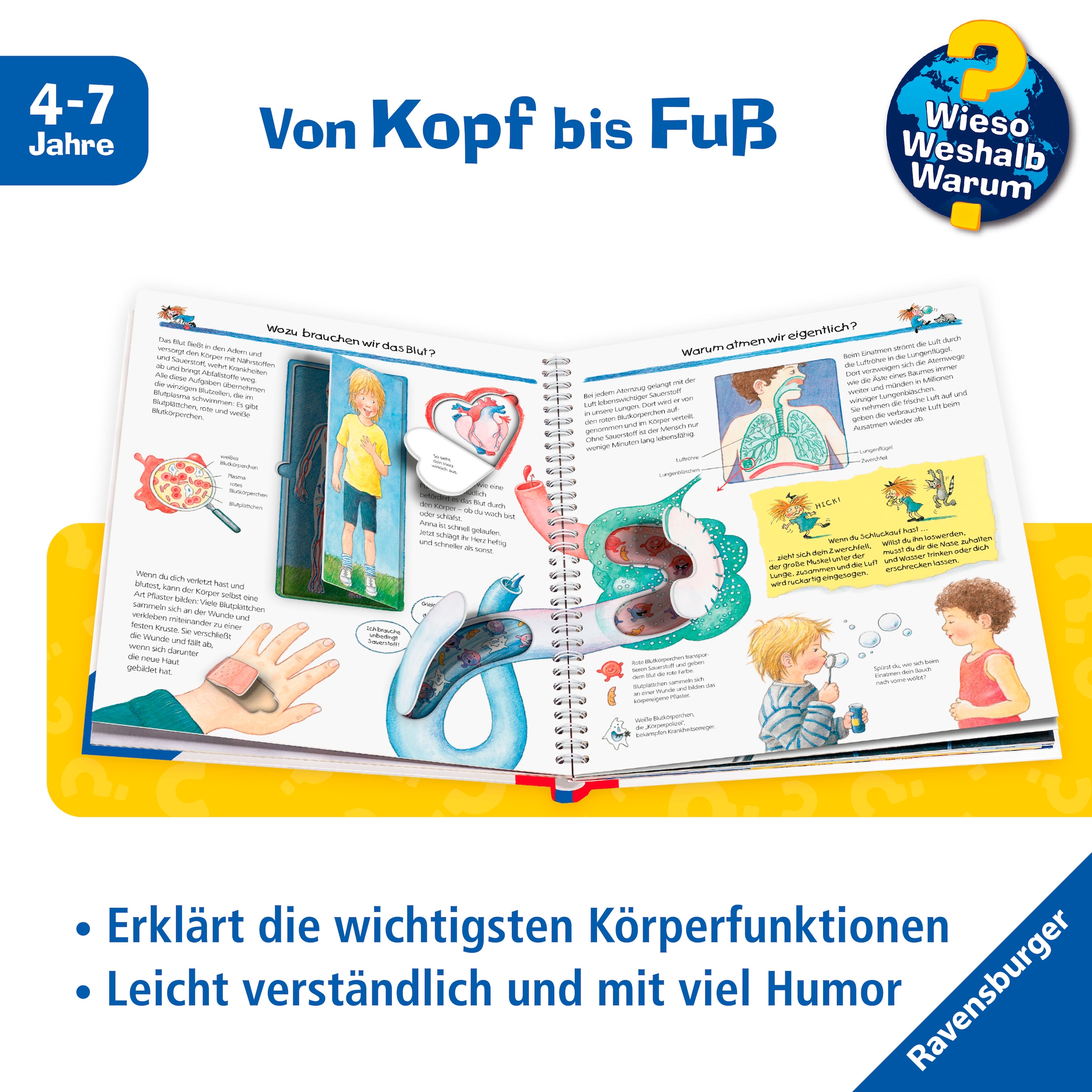 Ravensburger Buch »Wieso? Weshalb? Warum?, Band 1: Wir entdecken unseren Körper«