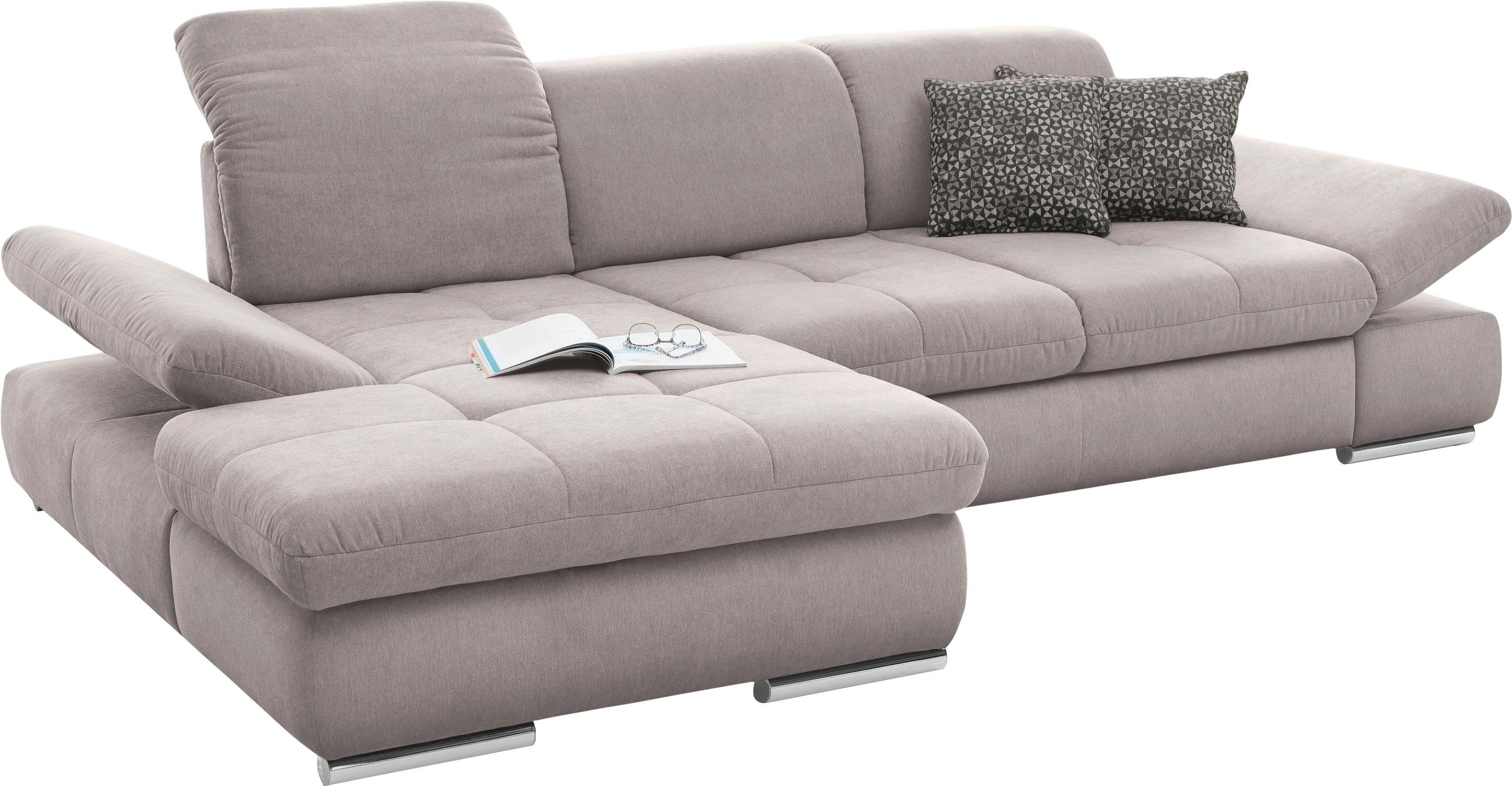 Thumbnail - set one by Musterring "SO4100 V" mit verstellbaren Kopfteilen, wahlweise mit Funktionen, Cord-Bezug