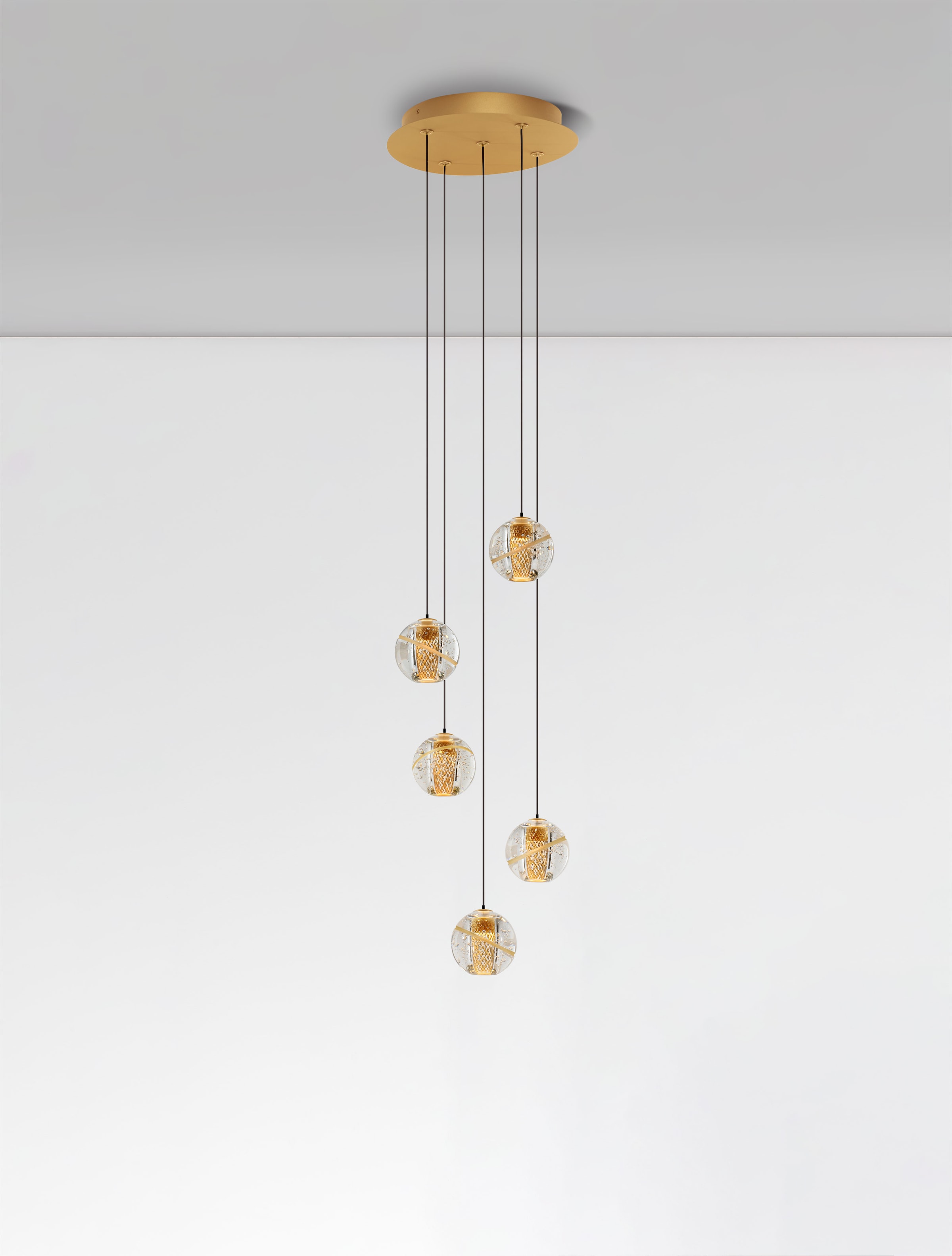 Nova Luce Pendelleuchte »LICIO«, 5 flammig
