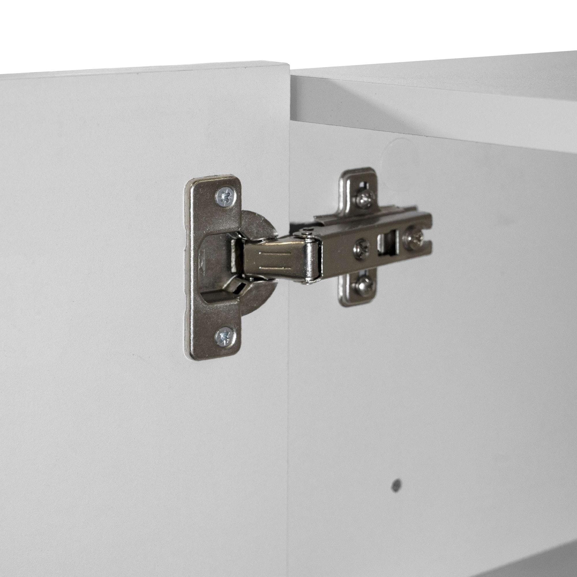 welltime Waschbeckenunterschrank »Vela,Breite 60cm, 2 Türen, 2 Fächer, mit Siphonausschnitt, lackiert« 1 Stk. tlg. Waschbeckenunterschrank,Waschtisch,Design mit schrägen Türen