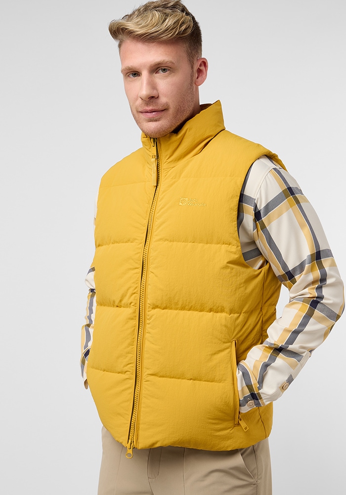 Jack Wolfskin Daunenweste "NORDLICHT VEST M" Daunenweste, winddicht, wasserabweisend