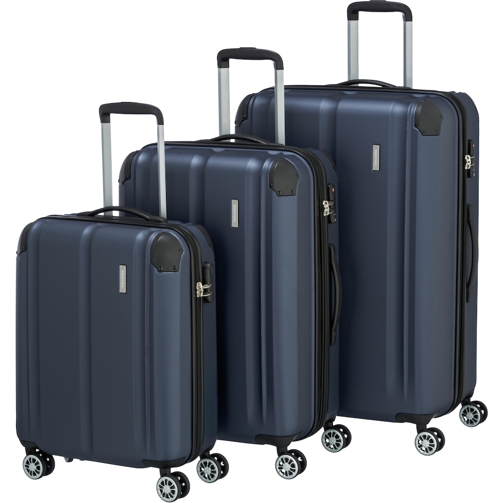 travelite Trolleyset »City, marine«, (3 tlg.)