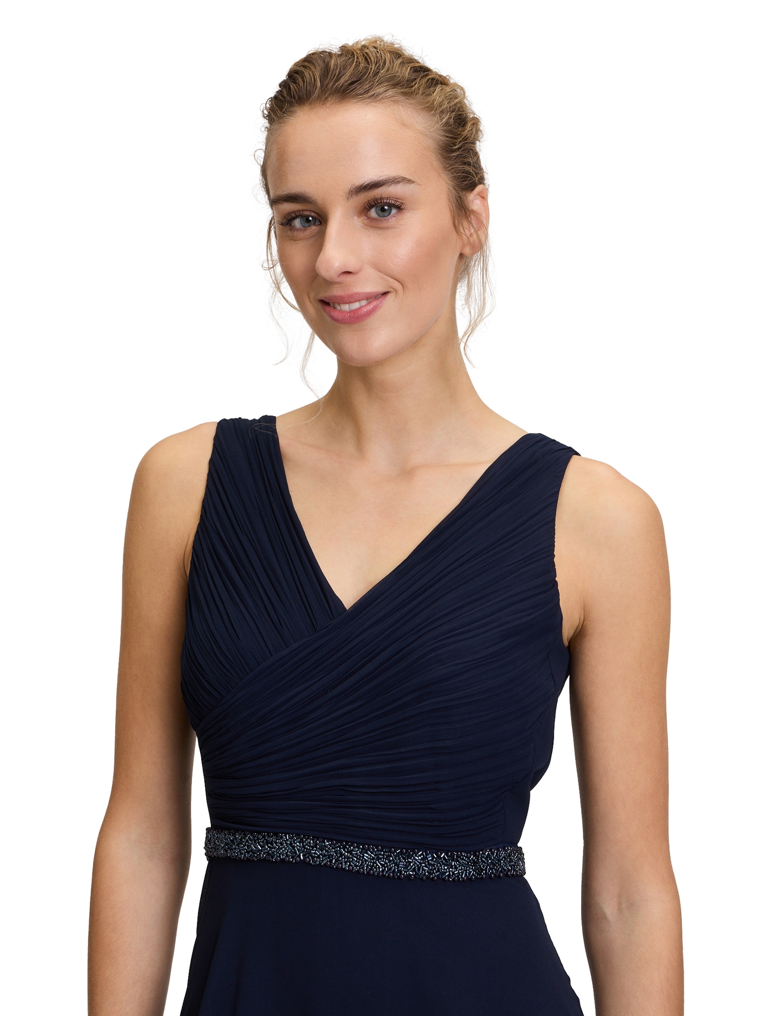 Vera Mont Abendkleid »Vera Mont Abendkleid mit Plissee«, Dekoelemente