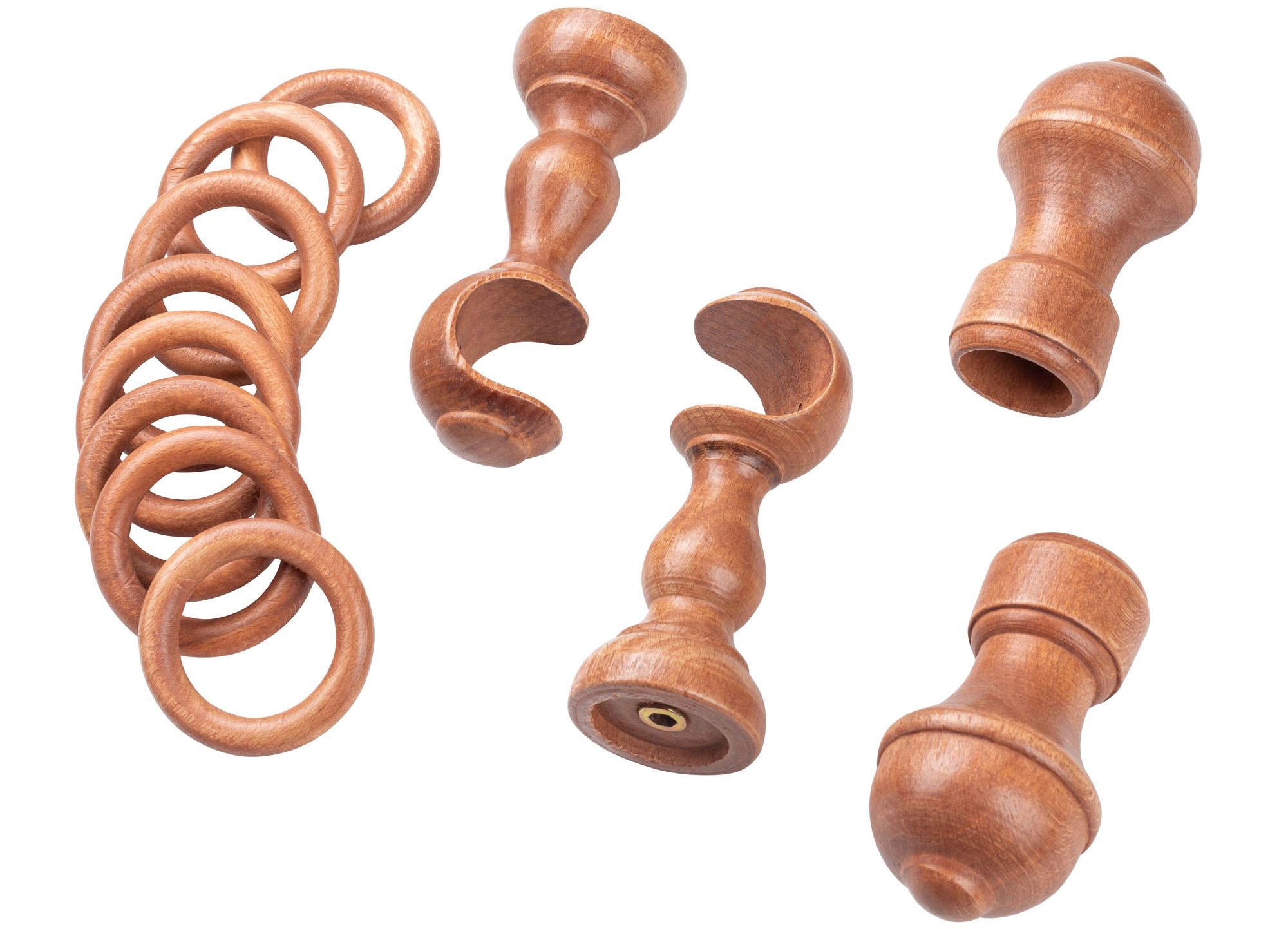 SN DECO GROUP Gardinenstange »Ares«, 1 läufig-läufig, Fixmaß