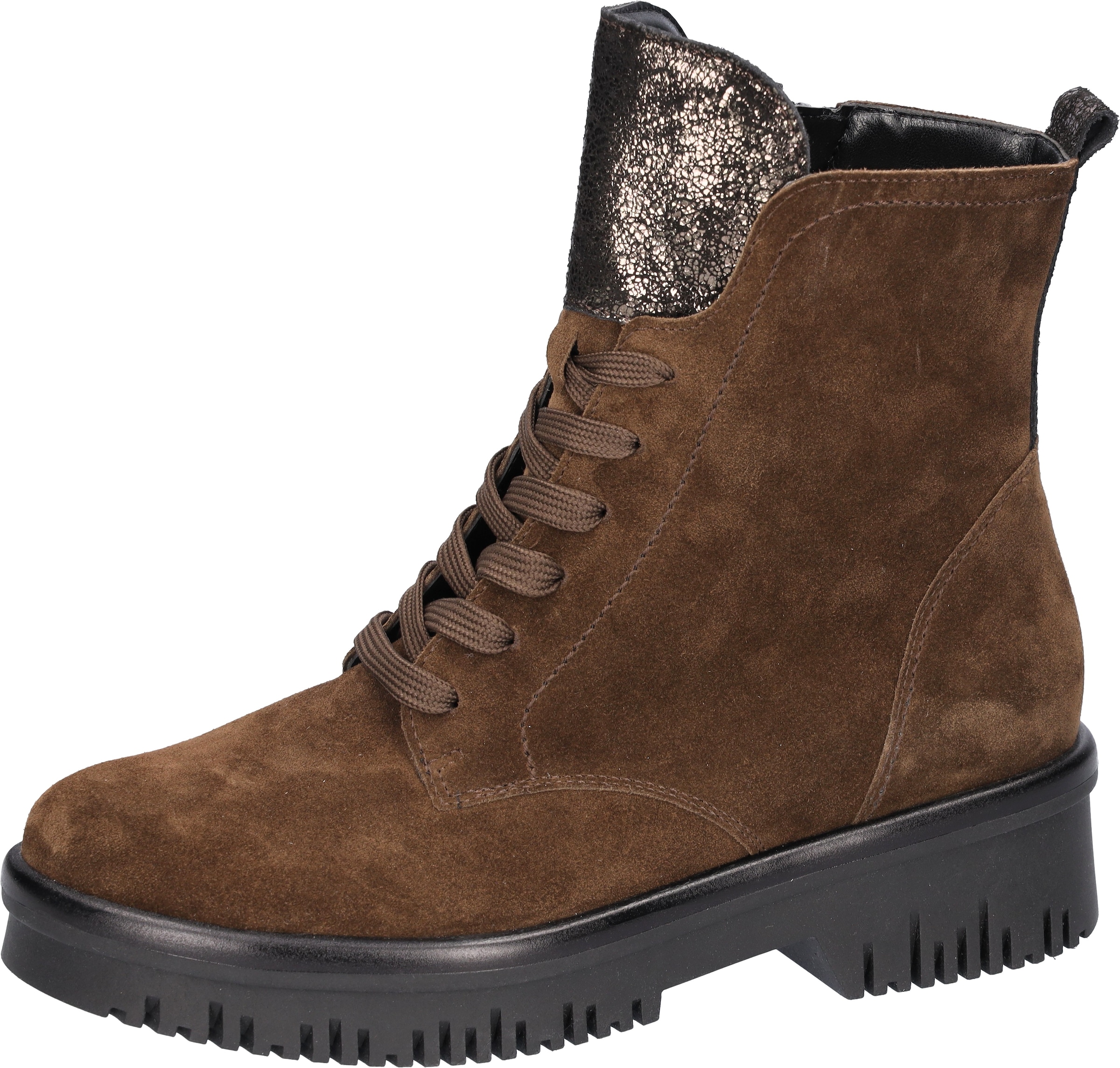 Waldläufer "H-ALEA" Schnürboots, Plateaustiefelette, Komfortweite H = sehr weit