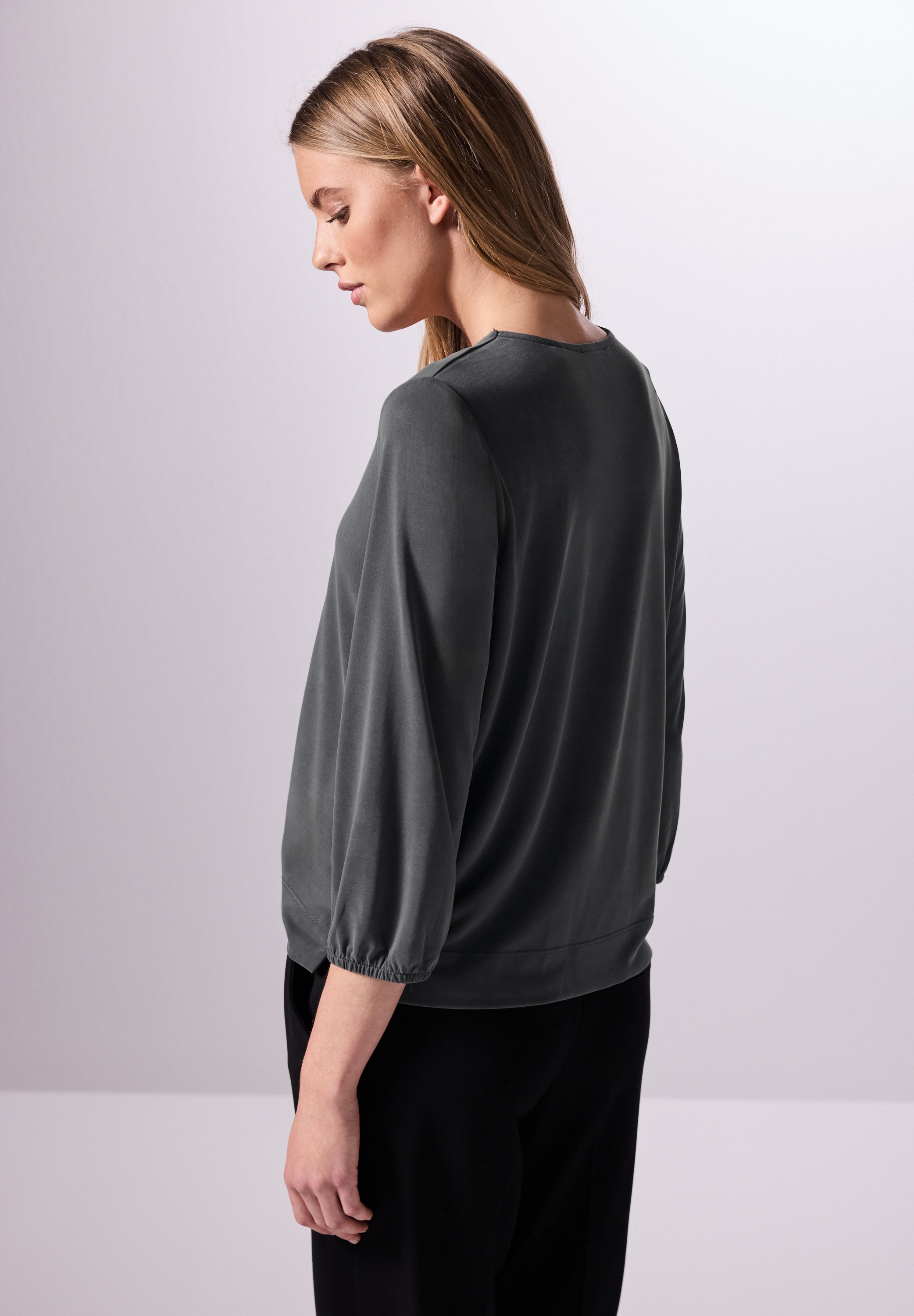 STREET ONE STUDIO 3/4-Arm-Shirt, mit 3/4 Ärmeln