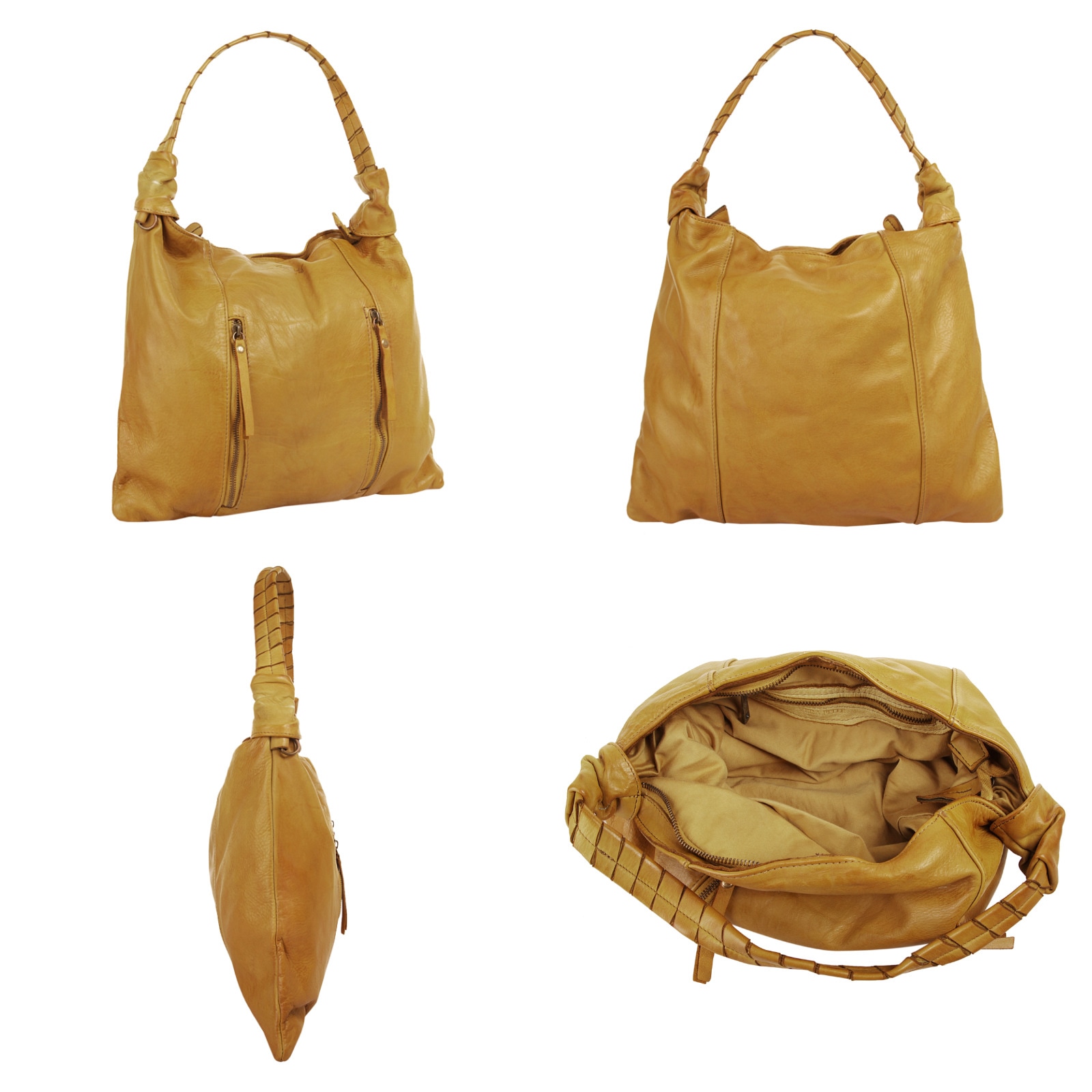 Samantha Look Shopper, echt Leder, Made in Italy