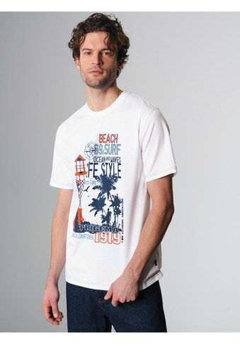 T-Shirt »TRIGEMA T-Shirt mit maritimem Printmotiv«, (1 tlg.)
