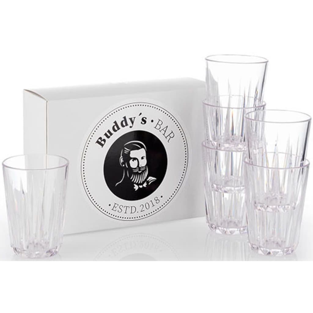 Buddy's Becher »Buddy's Bar«, (Set, 6 tlg.)