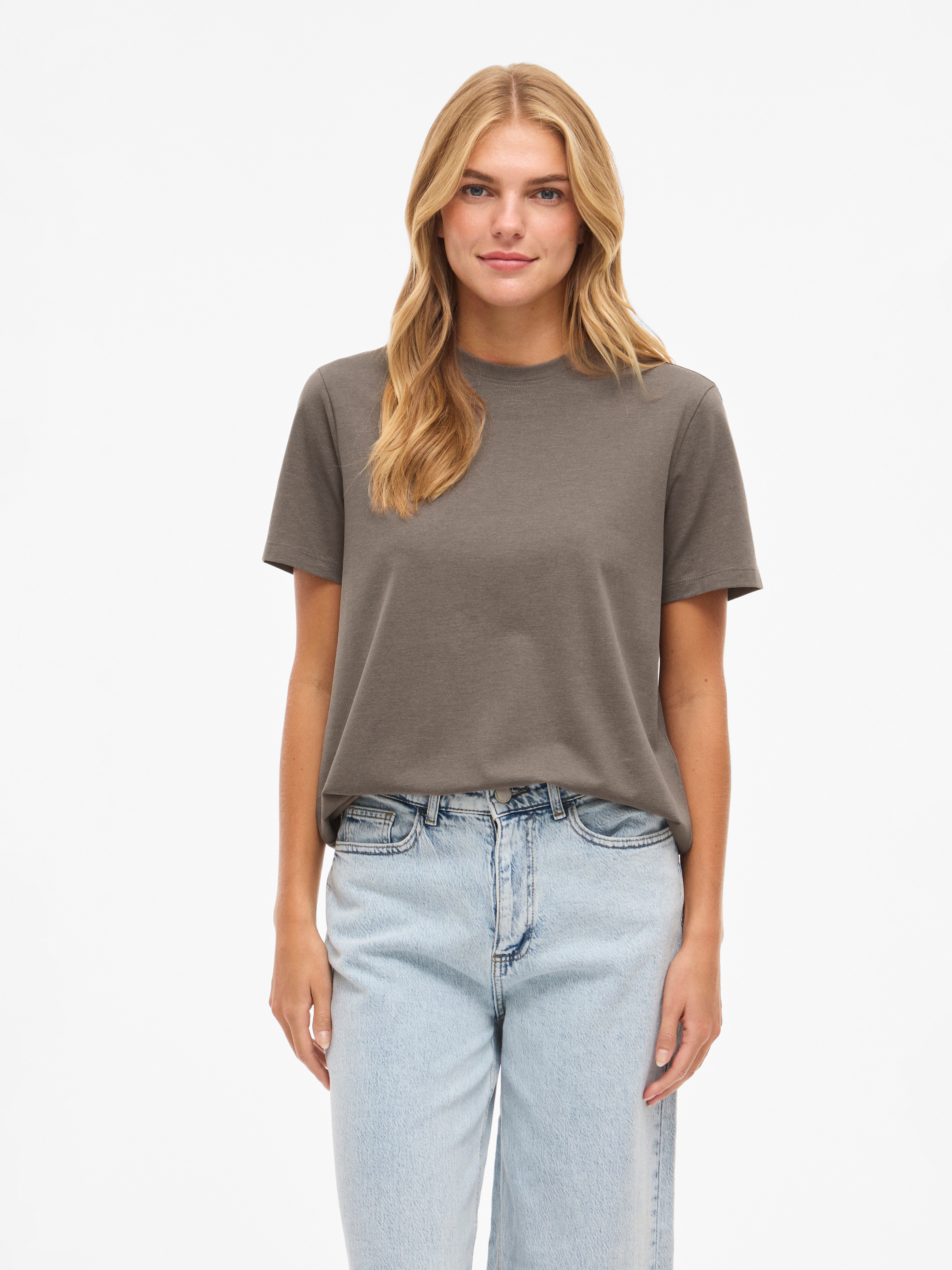 Vila Kurzarmshirt "VINORA S/S T-SHIRT - NOOS" günstig online kaufen