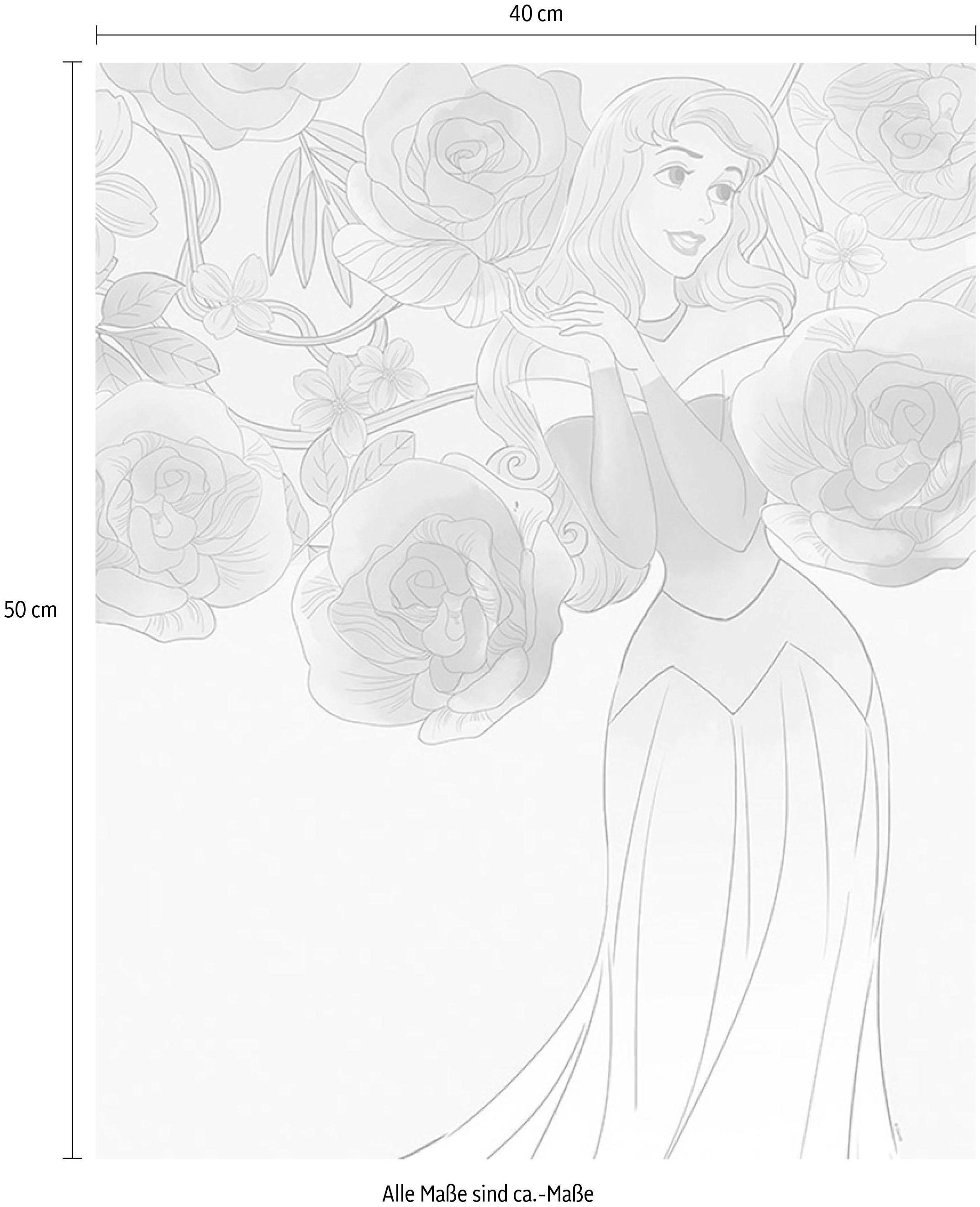 Komar Poster »Sleeping Beauty Roses«, Disney, (1 St.), Kinderzimmer, Schlafzimmer, Wohnzimmer